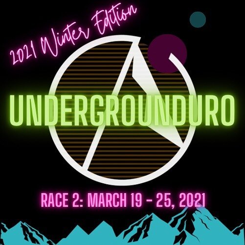 2021 Winter Undergrounduro update: Race 2 is here! Well, kind of. Race 2 is scheduled to start next Friday, but the coming snowpocalypse will likely delay it. That said, we're stoked to get the ball rolling, so check out the link in our bio to regist