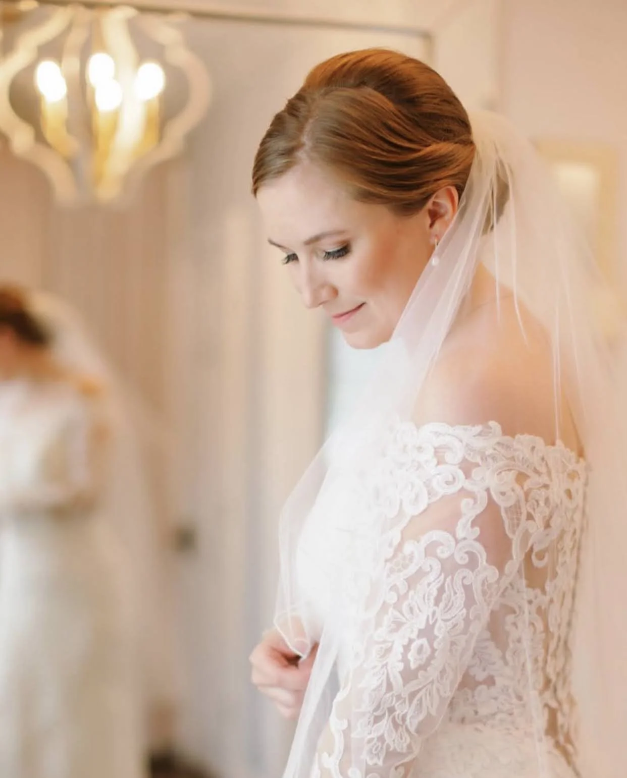 Clean-girl aesthetic bun for the Rose Hill Estate, NC.