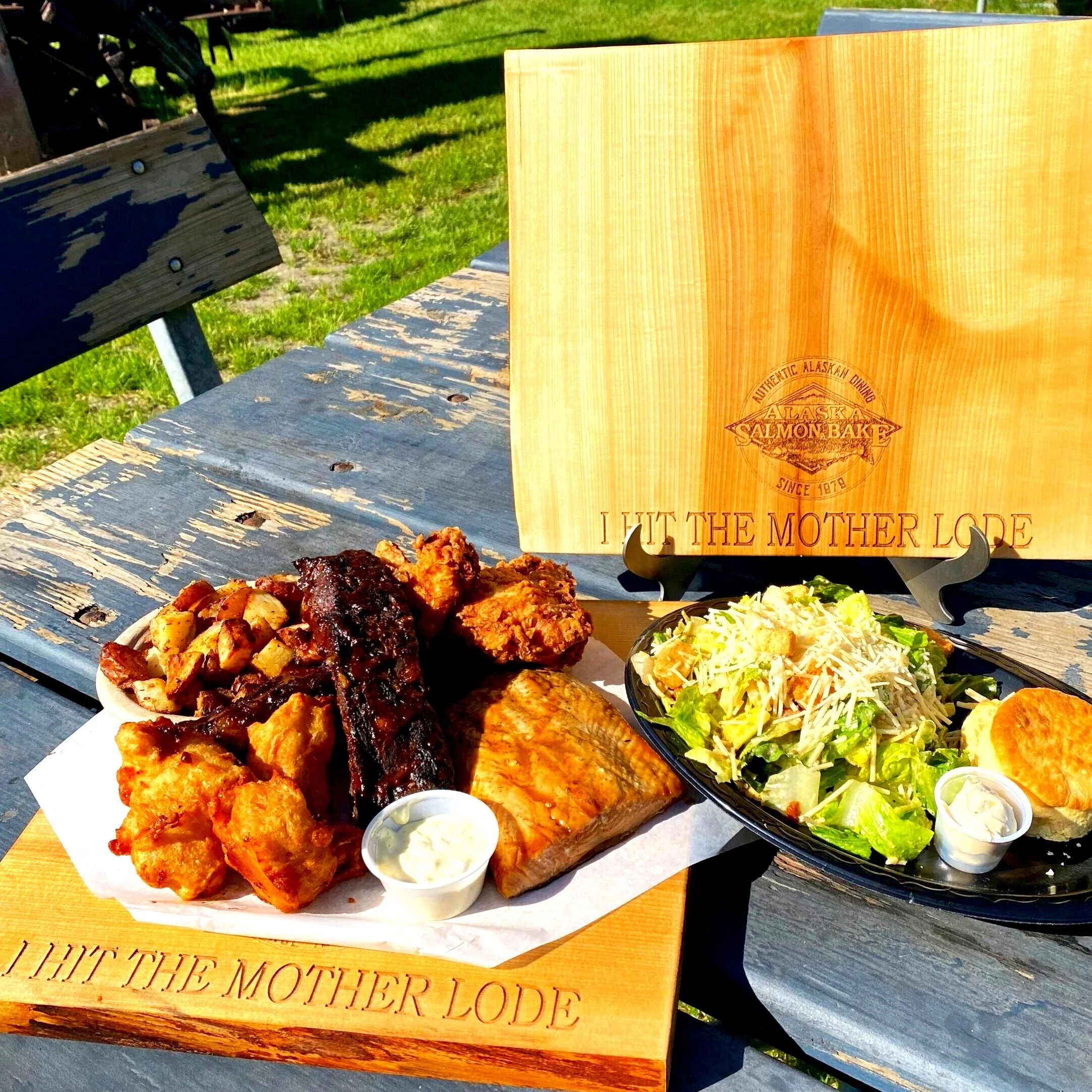 Alaska Salmon Bake Dinner — A True Alaskan Experience