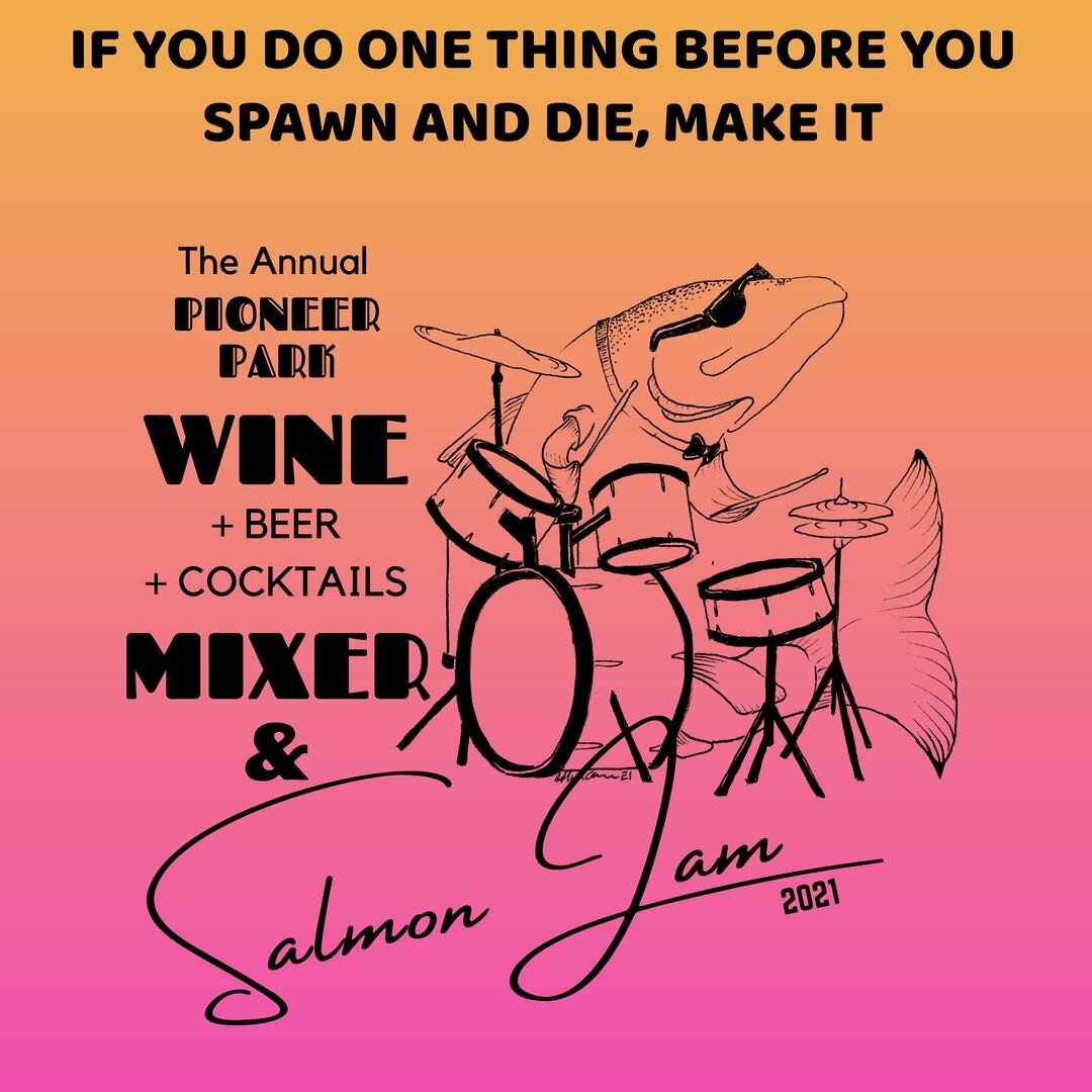 TICKETS ON SALE NOW!  Friday, July 16 4 - 10pm! Over 20 beer, wine &amp; cocktail vendors!  Tickets include 10 tastings and a swag bag! 

GET TICKETS:  www.akvisit.com/events/salmonjam

Live Music:
Carey Seward Alaskan Originals 4-4:30
Clarence Pate 