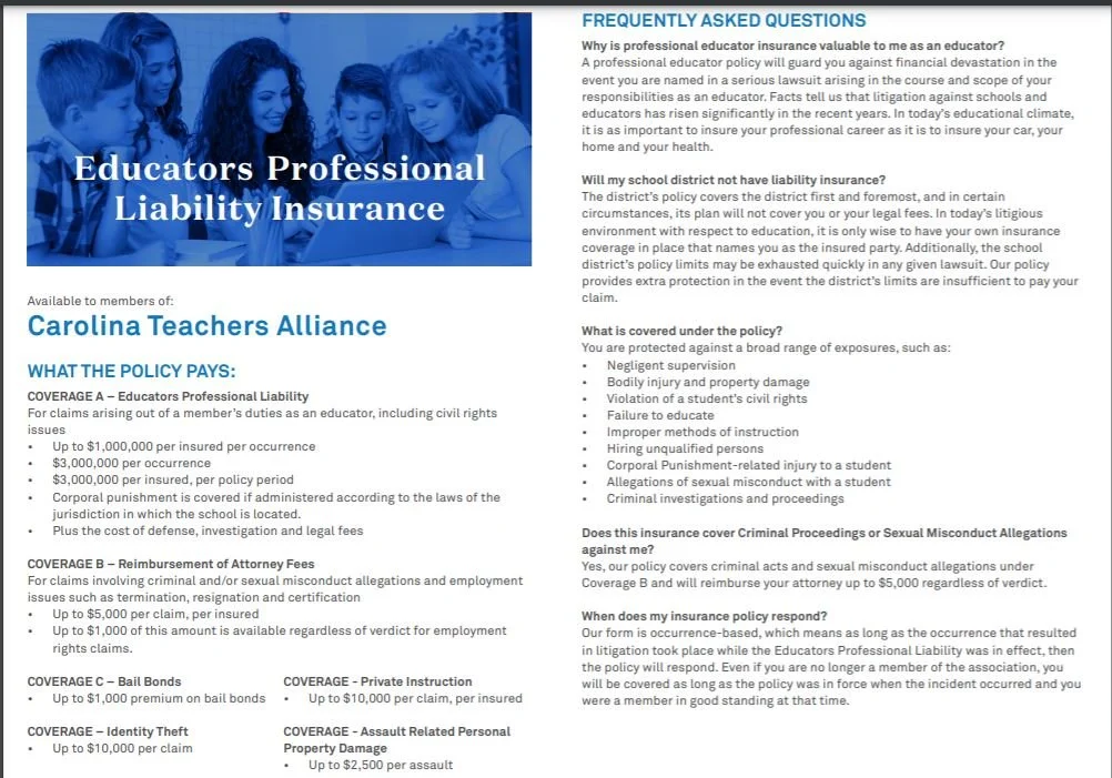Legal Help — Carolina Teachers Alliance