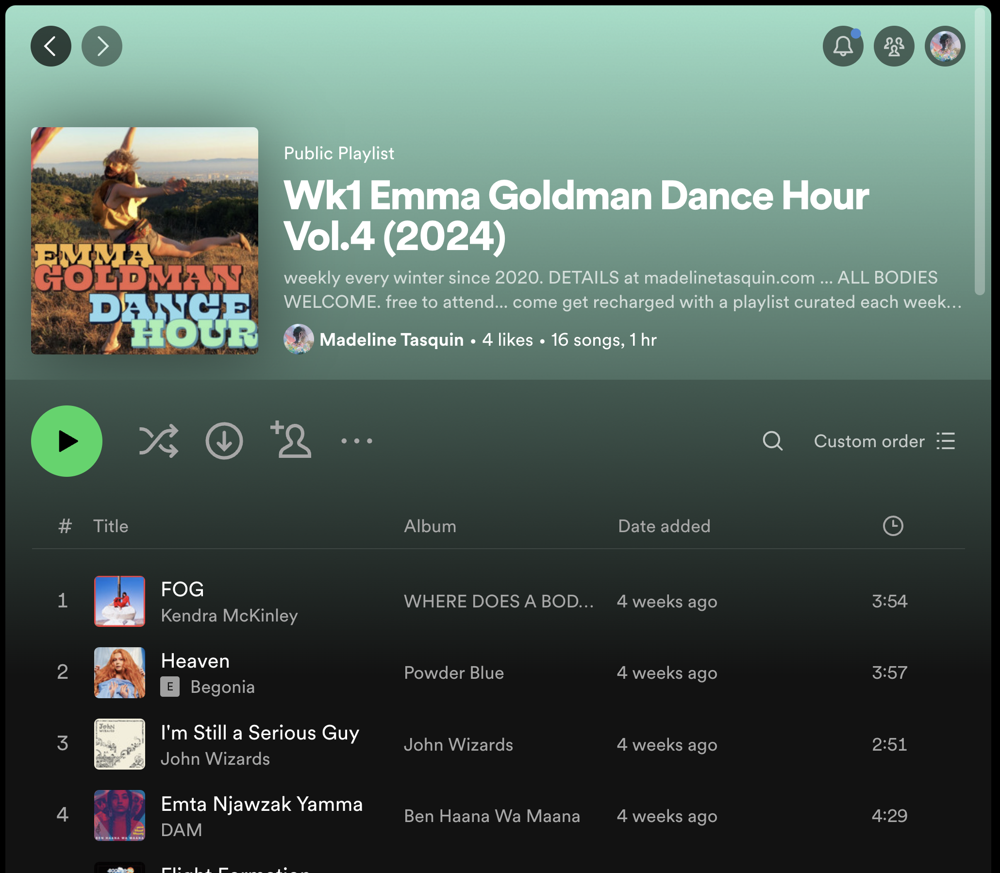 my first dance mixtape of egdh vol.4 