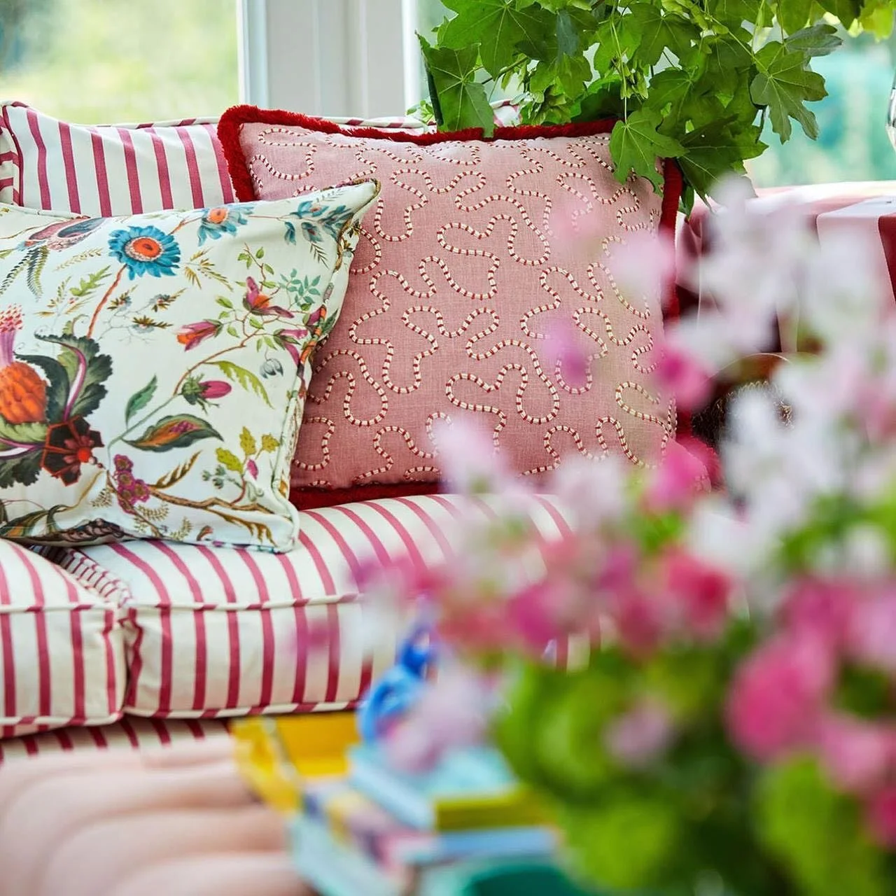 HARLEQUIN X SOPHIE ROBINSON
The &lsquo;queen of colour&rsquo;, Sophie Robinson, meets Harlequin for an uplifting, joy-filled fabric and wallpaper collection. This range of fabrics and wallpapers demonstrates the power of colour when working from a ha