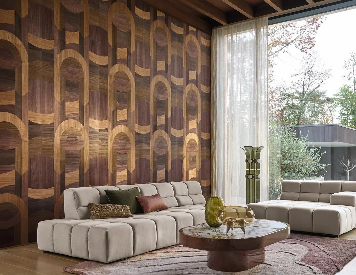 Casamance - TRAVERS&Eacute;E

For the first time Casamance uses wood at the heart of a collection. Rare woods, worked to achieve absolute refinement using sophisticated marquetry techniques. Marquetry, laser engraving, embroidery or weaving&hellip;th