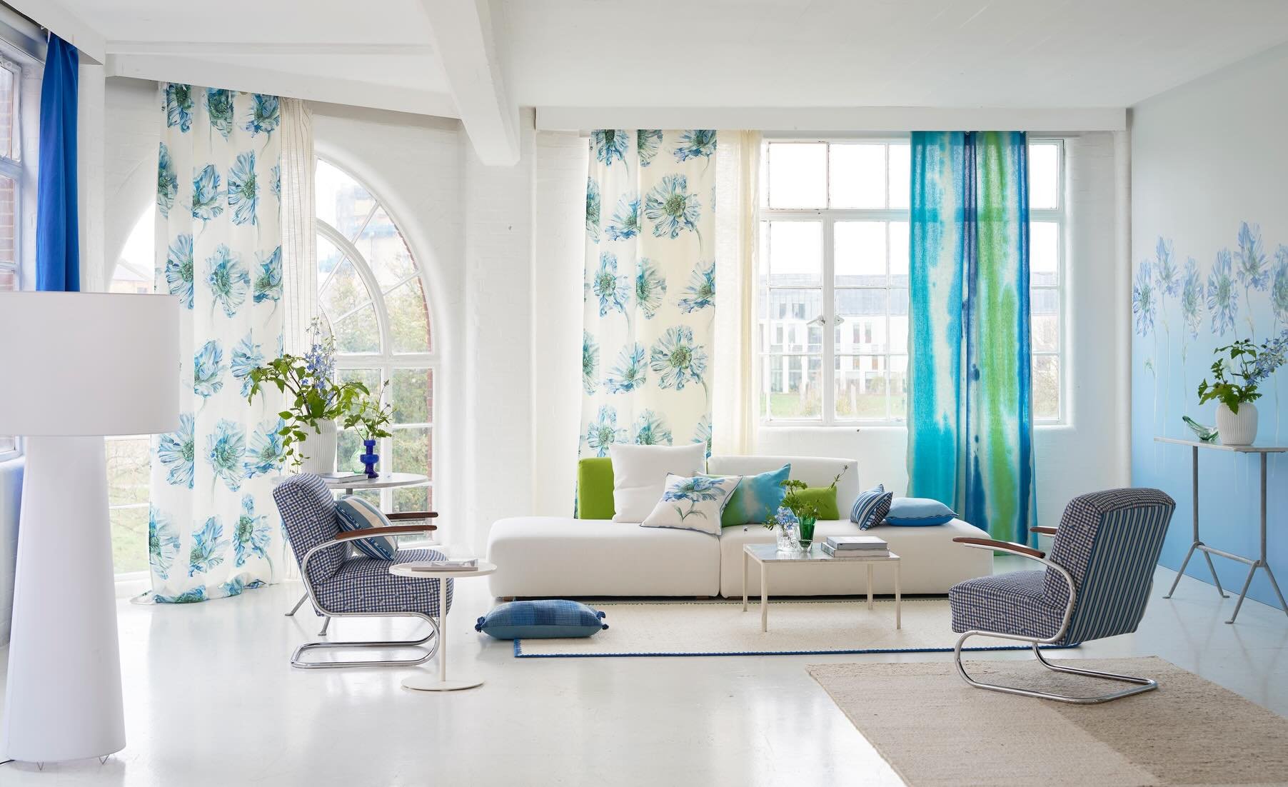Designers Guild￼ SS26 collections combine artistic florals, soft textures and contemporary colour palettes inspired by Mediterranean landscapes, creating interiors that feel elegant, warm and effortlessly modern.