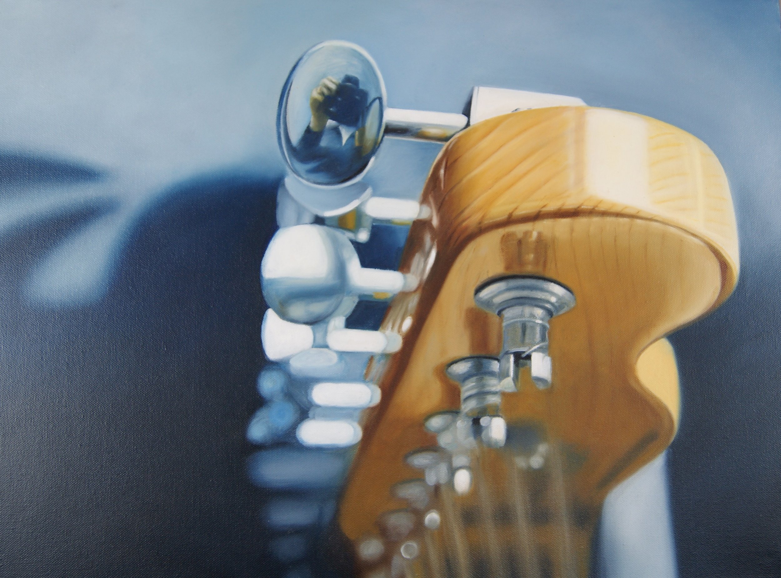 "Telecaster" - Oil on canvas 60cm x 42cm. Available for purchase