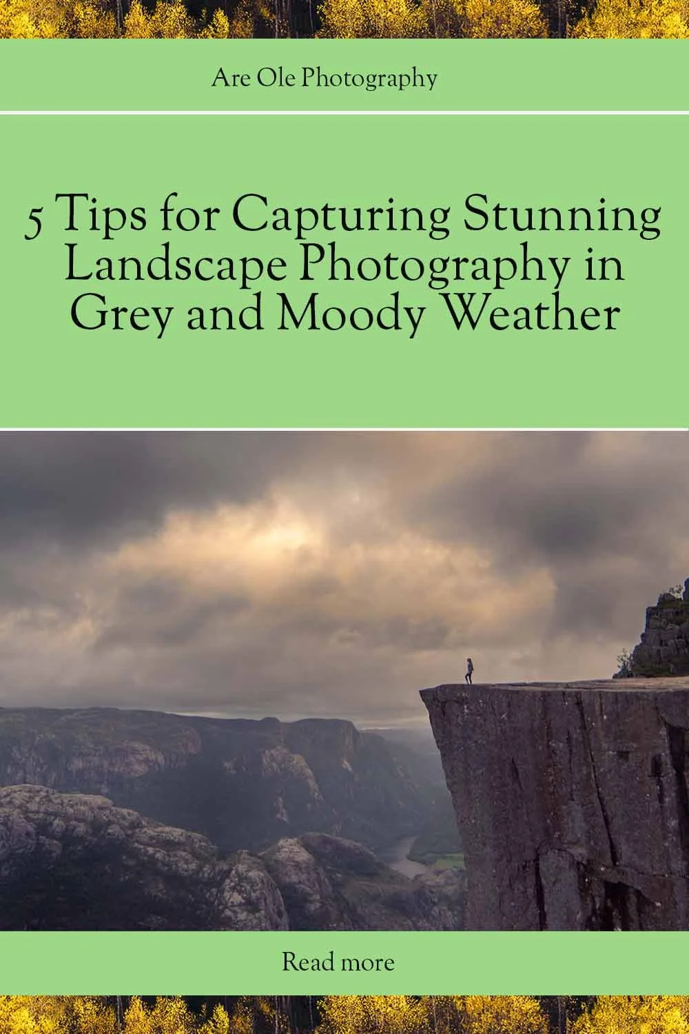 5 Tips for Capturing Stunning Landscape Photography in Grey and Moody