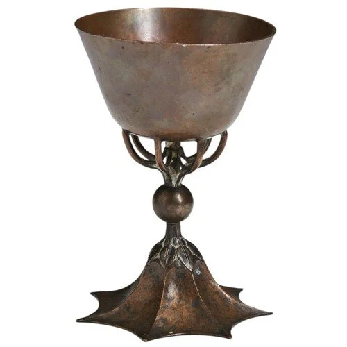 ATTRIBUTED TO C.R ASHBEE, AN ARTS & CRAFTS GOBLET CIRCA 1895