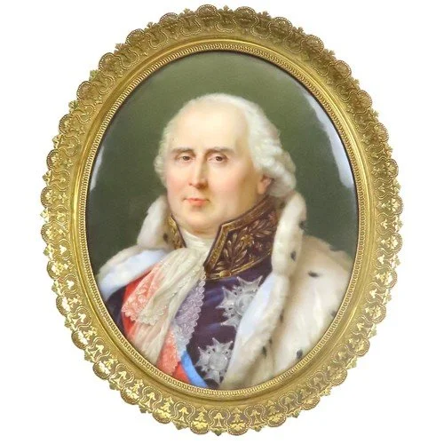 SOPHIE LIENARD (act. 1842-1845) PORCELAIN PORTRAIT PLAQUE