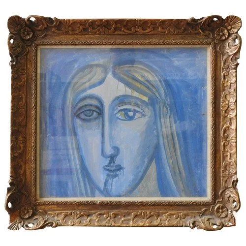 Cecil Collins portrait Blue Angel