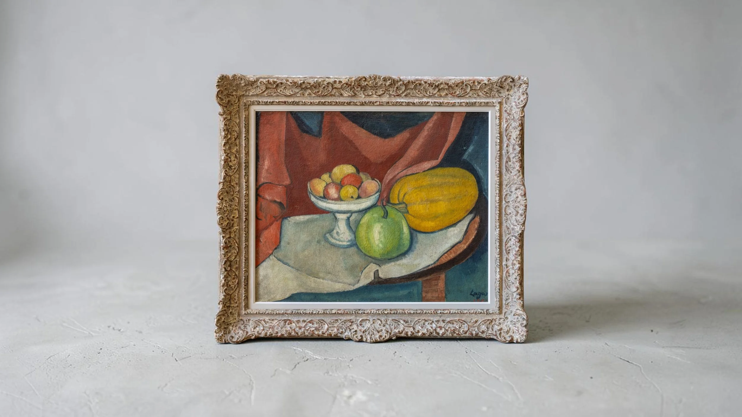 WEDNESDAY 8 JULY AT 9:30AM
SELECT INTERIORS
CELSO LAGAR, 'STILL LIFE WITH A BOWL OF FRUIT AND GOURDS', ESTIMATE: £2,000 - £3,000
Learn more