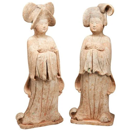 rare pottery ladies