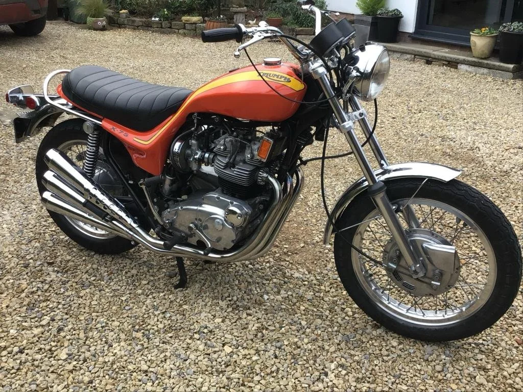 Triumph hurricane motorcycle