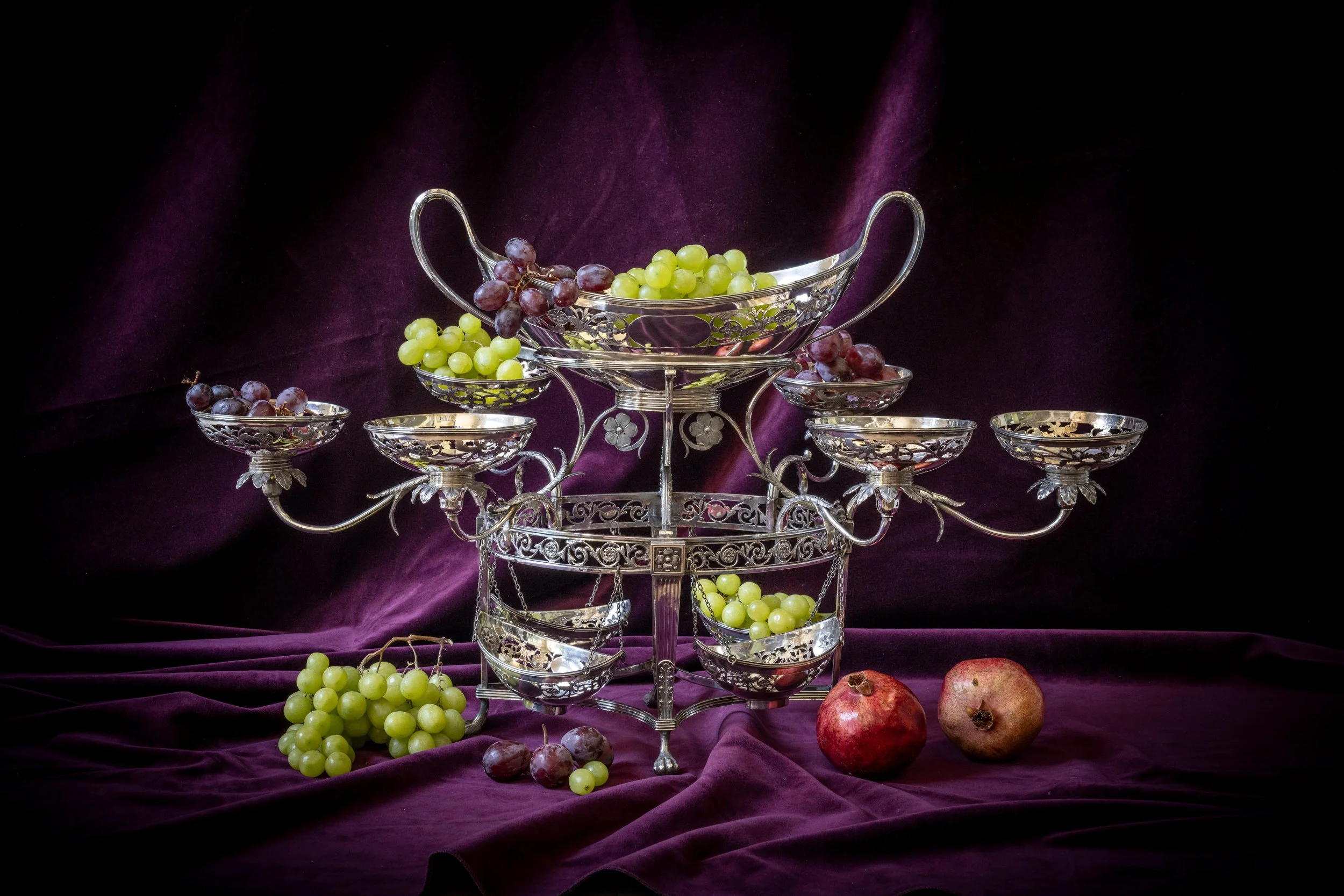 WEDNESDAY 24 JUNE AT 2:00PM
FINE SILVER
A GEORGE III SILVER EPERGNE, LONDON 1788, ESTIMATE: £4,000 - £6,000
Learn more