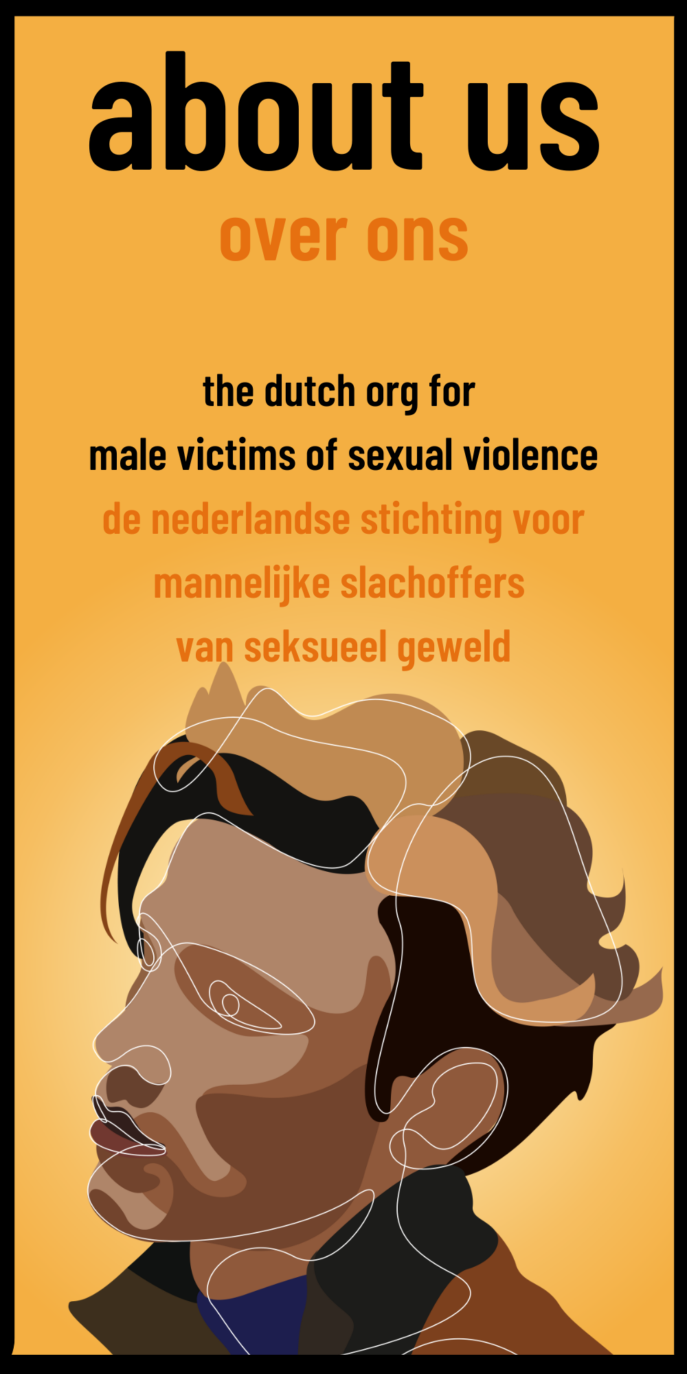 MenAsWell is de Nederlandse Stichting voor mannen die seksueel geweld hebben meegemaakt.  MenAsWell is de Nederlandse Stichting voor mannen die seksueel geweld hebben meegemaakt.
