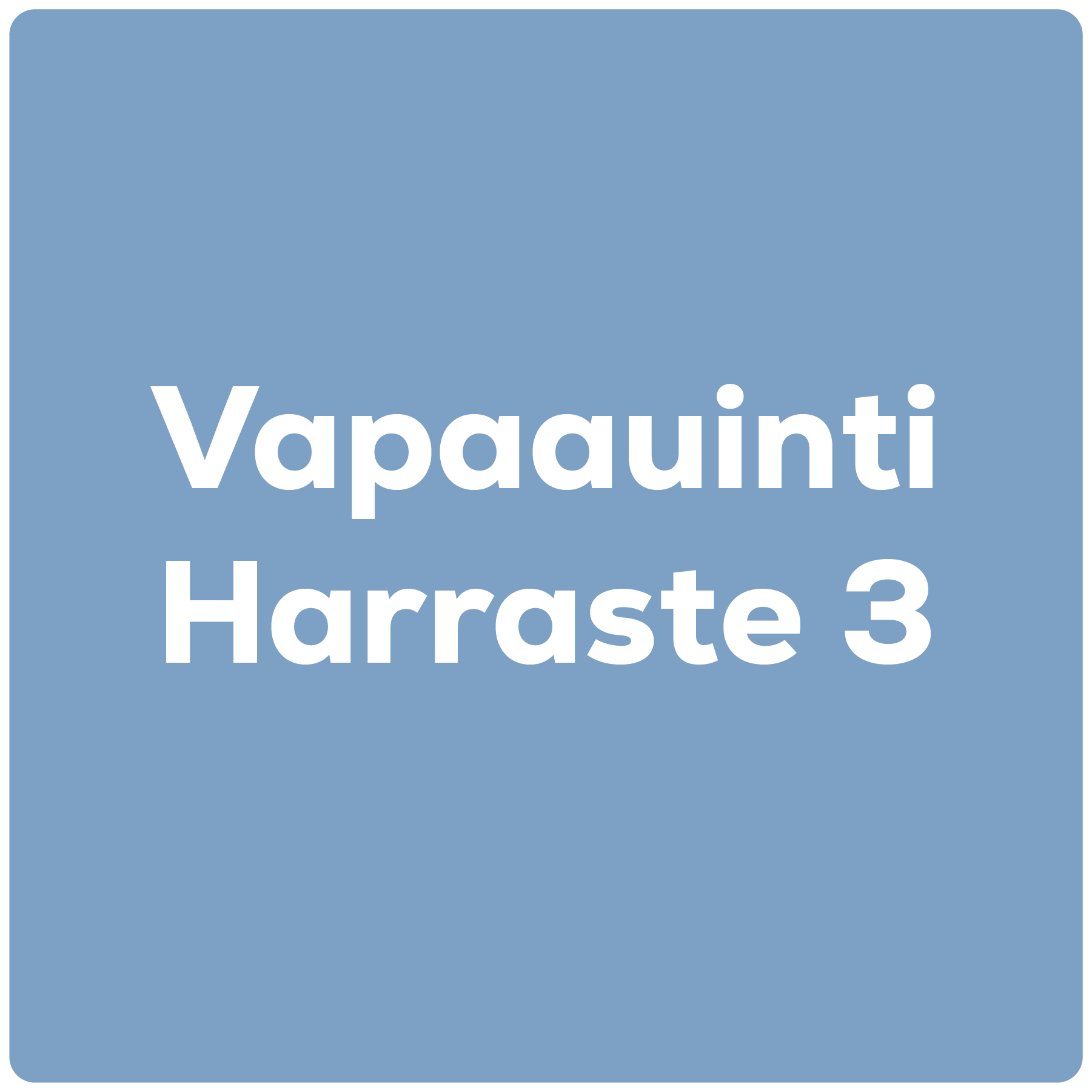 Harrasteryhmä: Vapaauinti 3