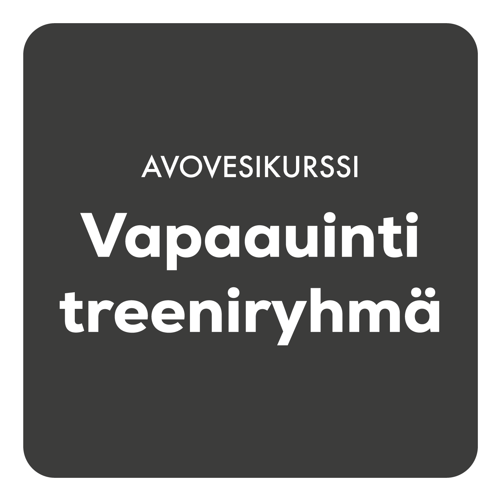 Avovesikurssi: Vapaauinti treeniryhmä