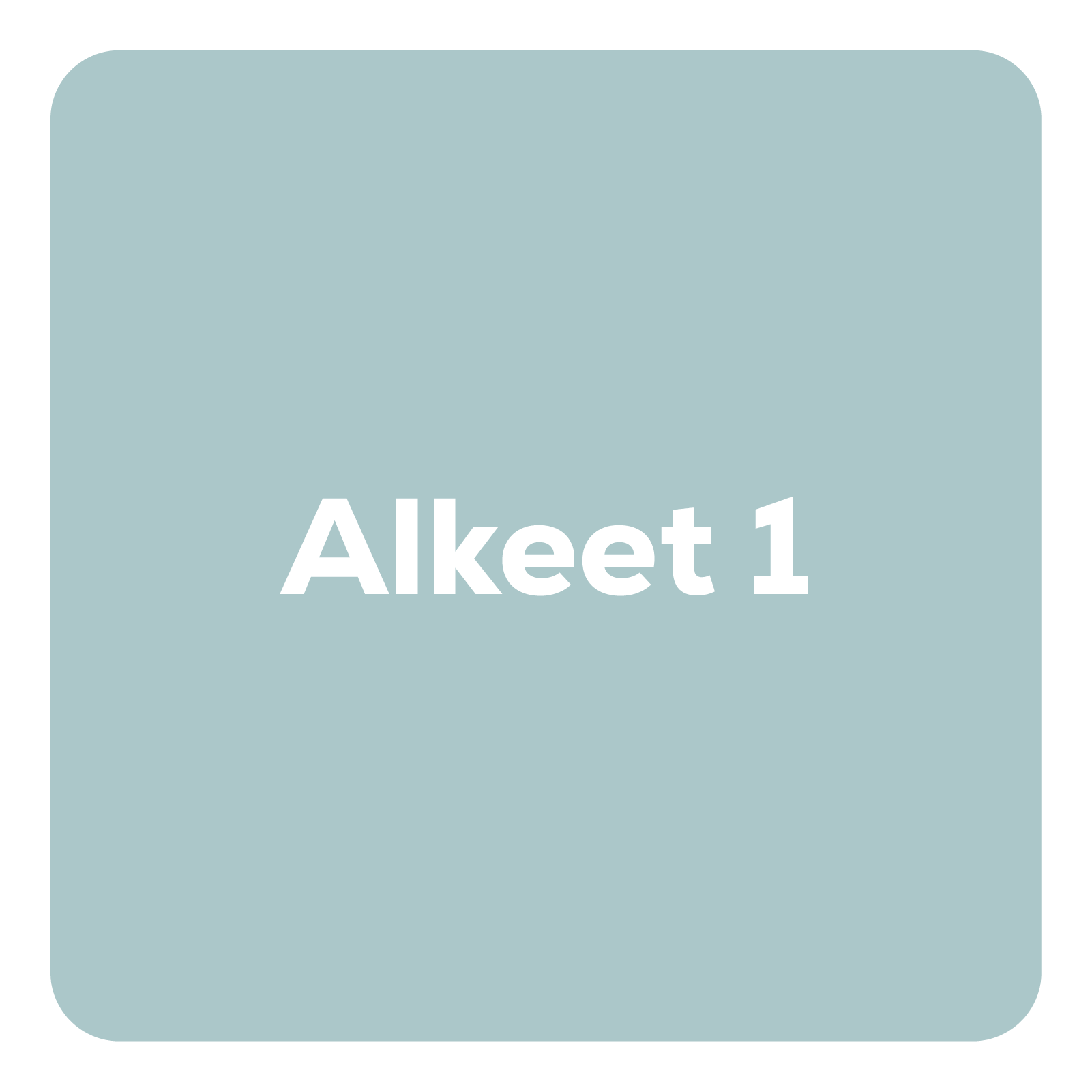 Alkeet 1