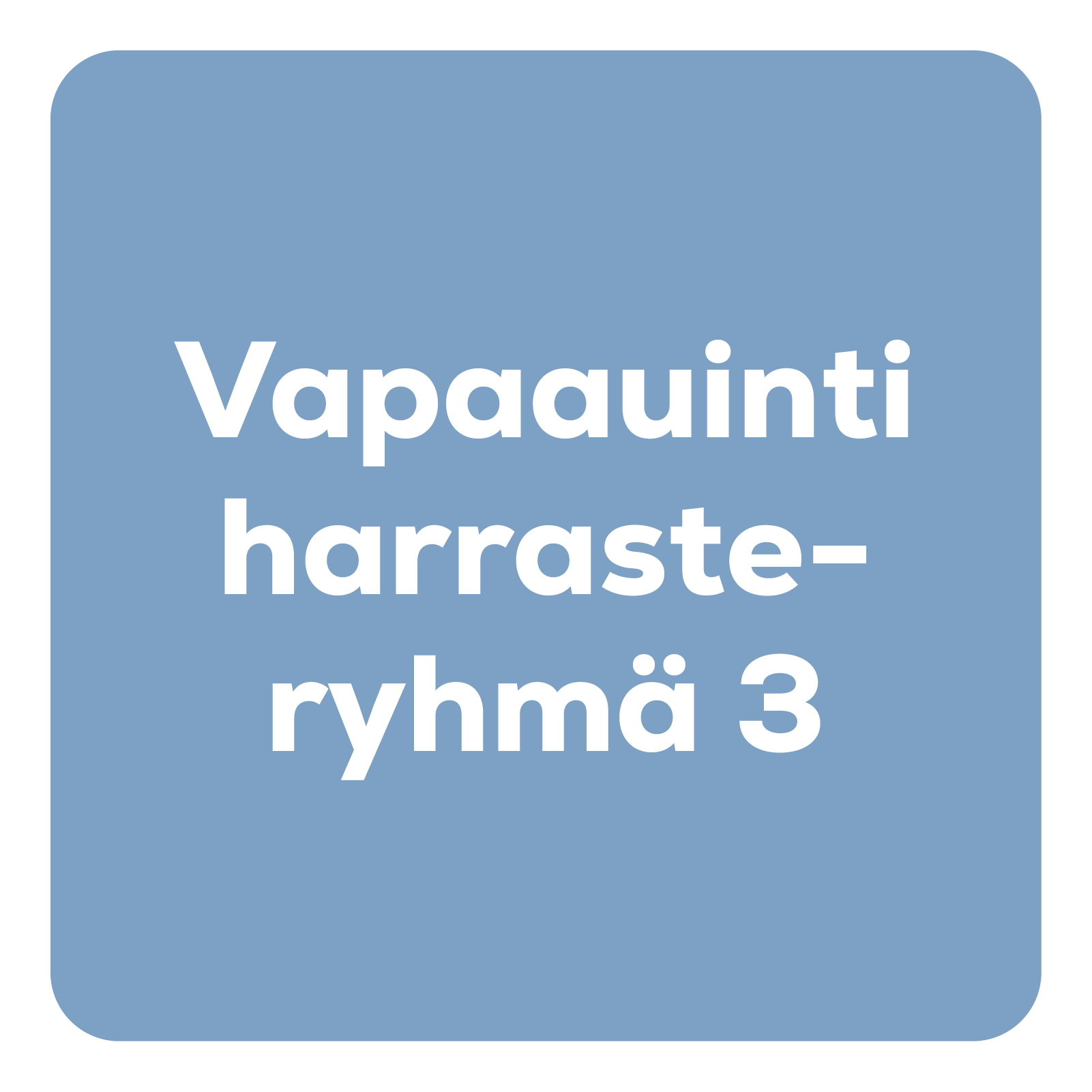 Harrasteryhmä: Vapaauinti 3