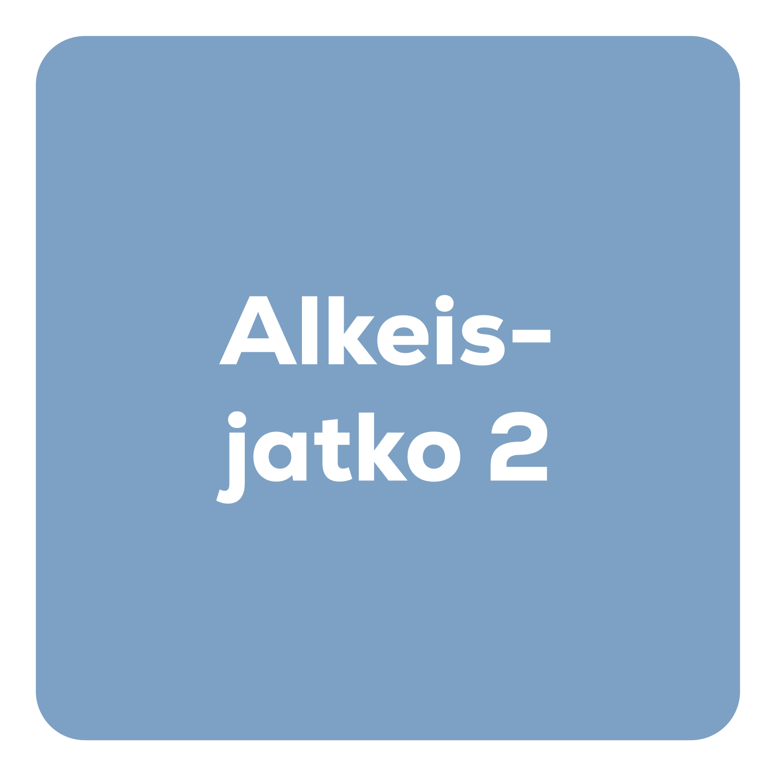 Alkeisjatko 2