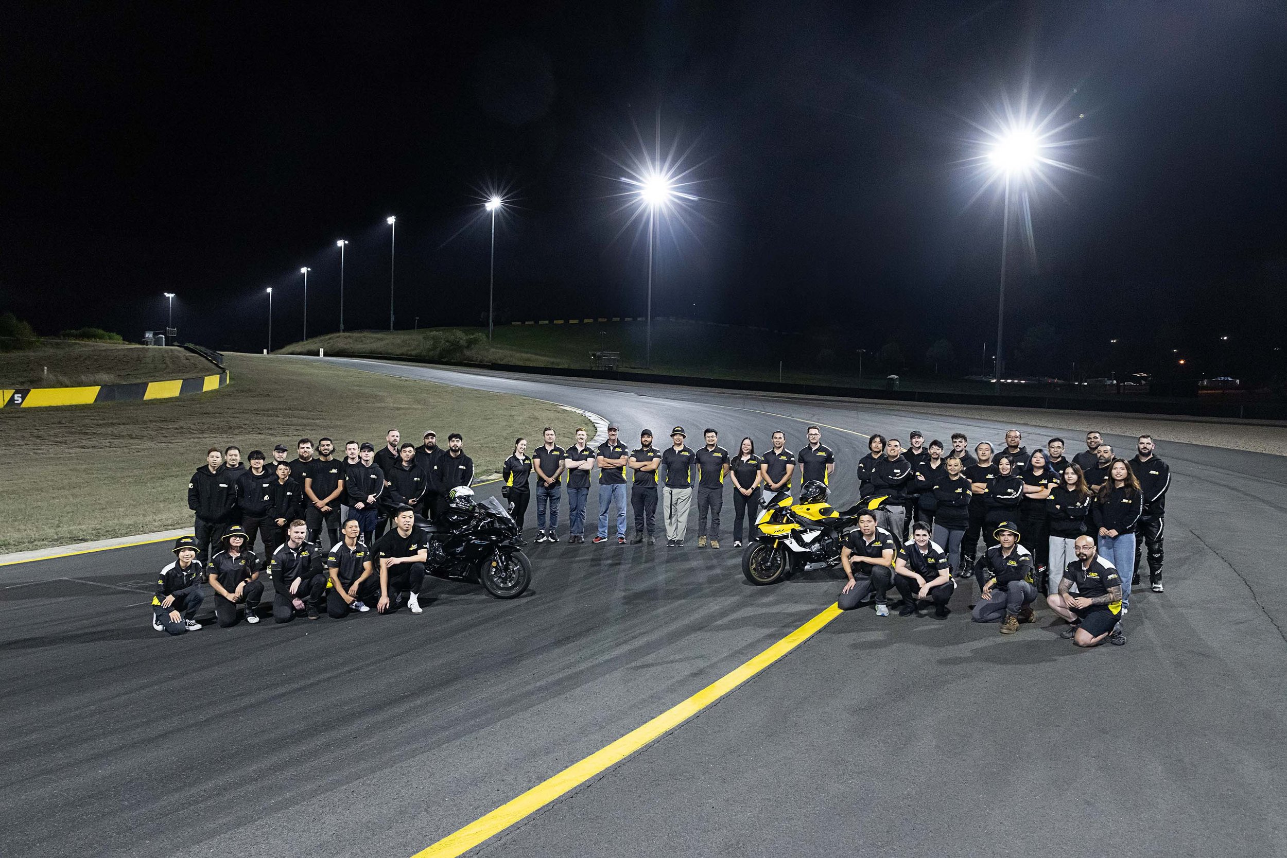 Team photoshoot with Sydney West Riders