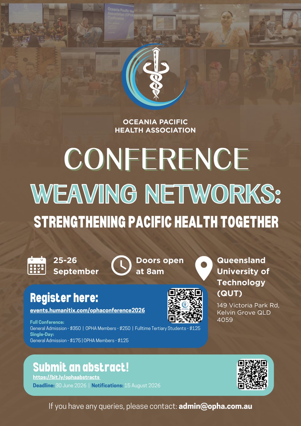 Opha Card Conference Details — Oceania Pacific Health Association