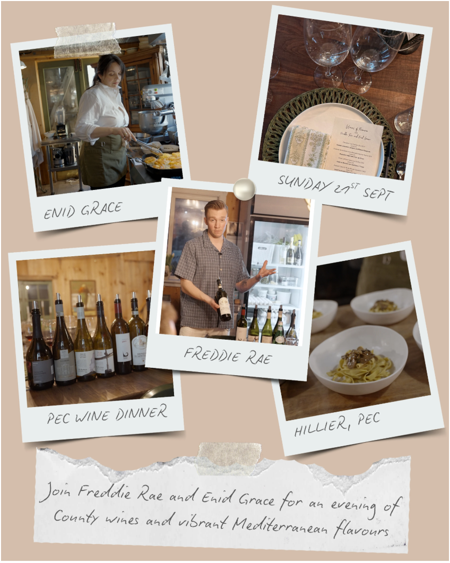 Wines of Prince Edward County Dinner with Enid Grace