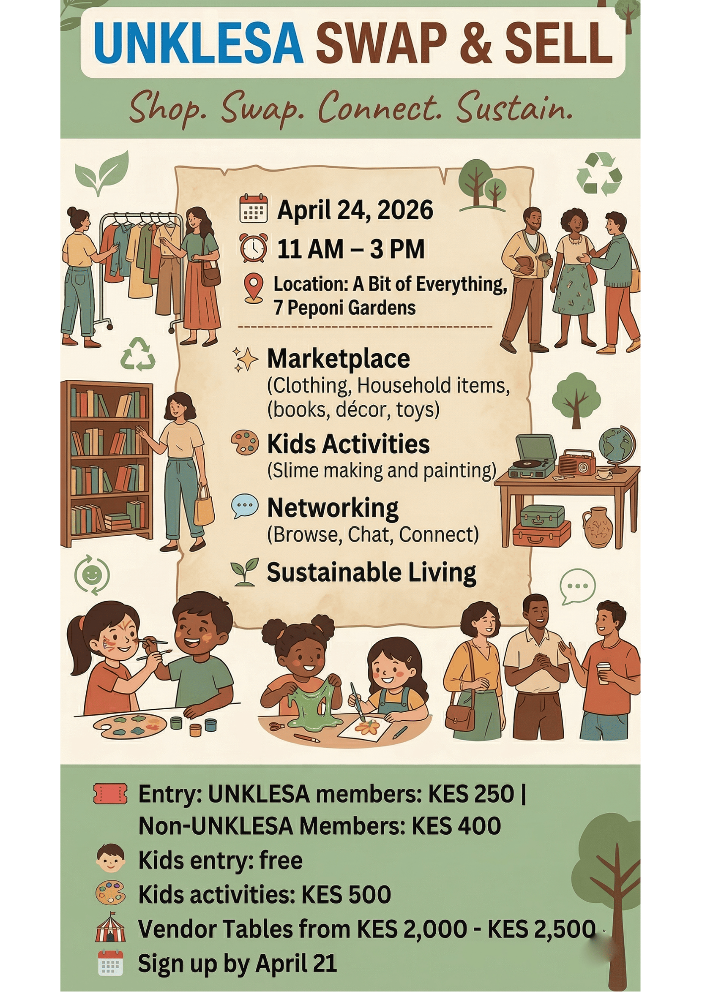 UNKLESA Swap & Sell – April Edition