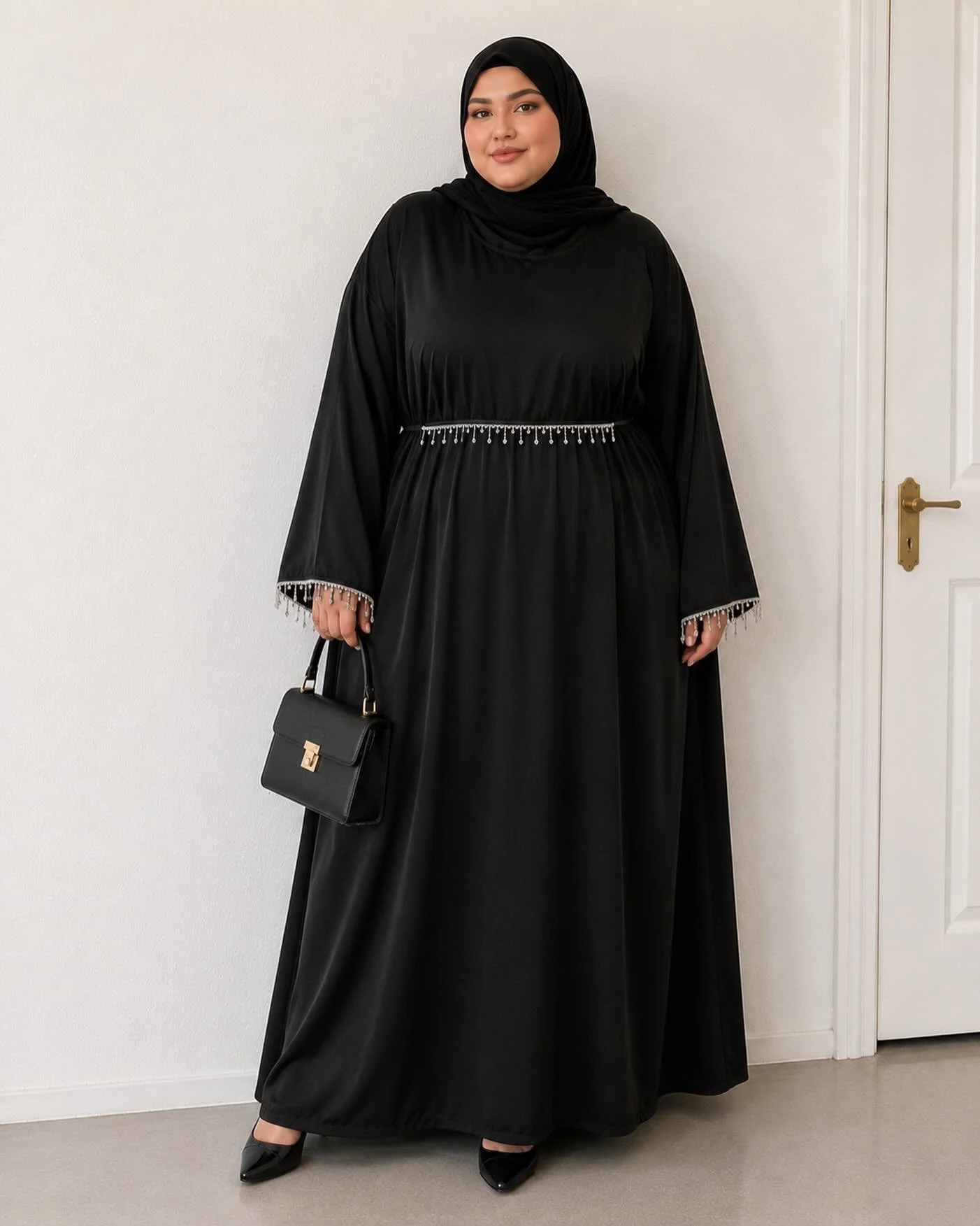 Eid Al Adha 2026 is about to be different 

Our most requested Plus Size Armani Satin Abaya Sets are coming back with fresh colours, elegant details and that luxury drape everyone fell in love with.

Designed exclusively for plus size women
Fits size