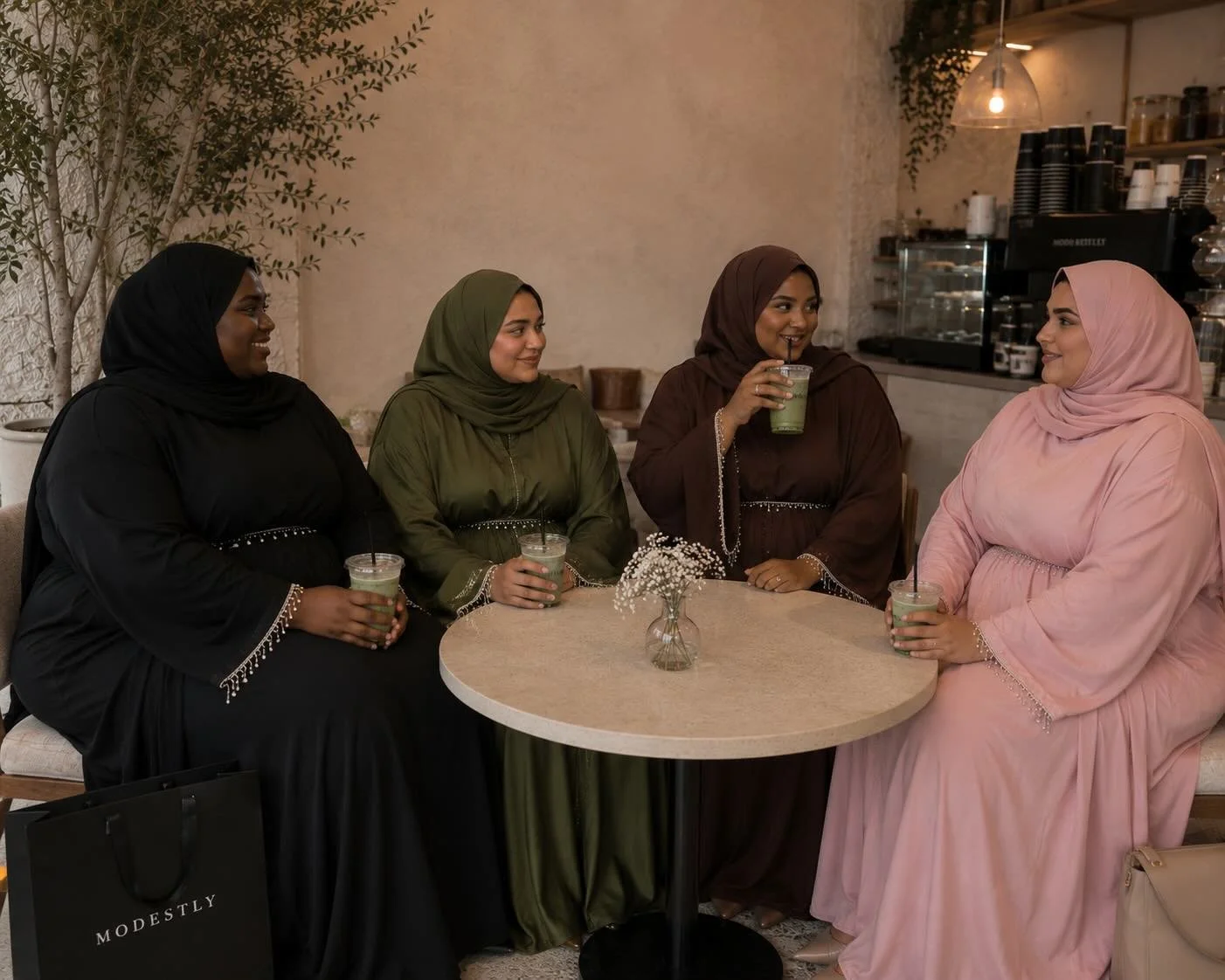 When I design plus size abayas, I design them with deep intention because I know what it feels like to lose confidence after years of trying on abayas that were never truly made for your body. The constant pulling, adjusting, feeling restricted, or w