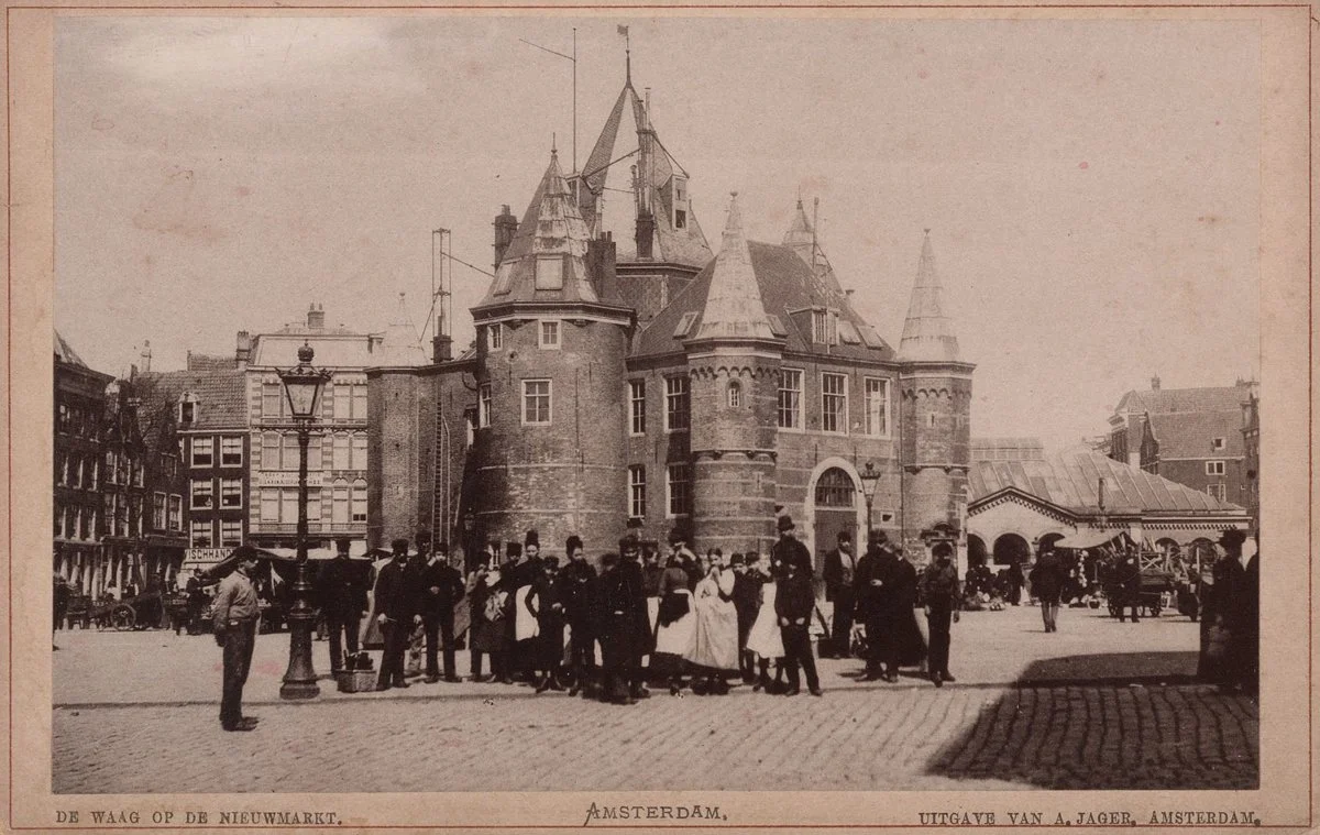 Historische foto de waag