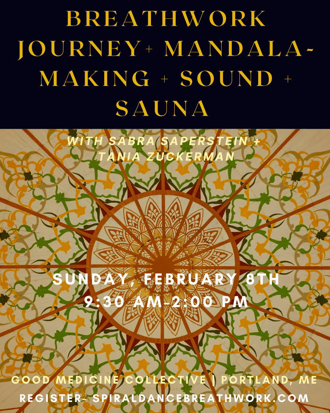 Elements of Nature Mini-Retreat- Breathwork, Mandala-Making, Sound + Sauna (FIRE ELEMENT)