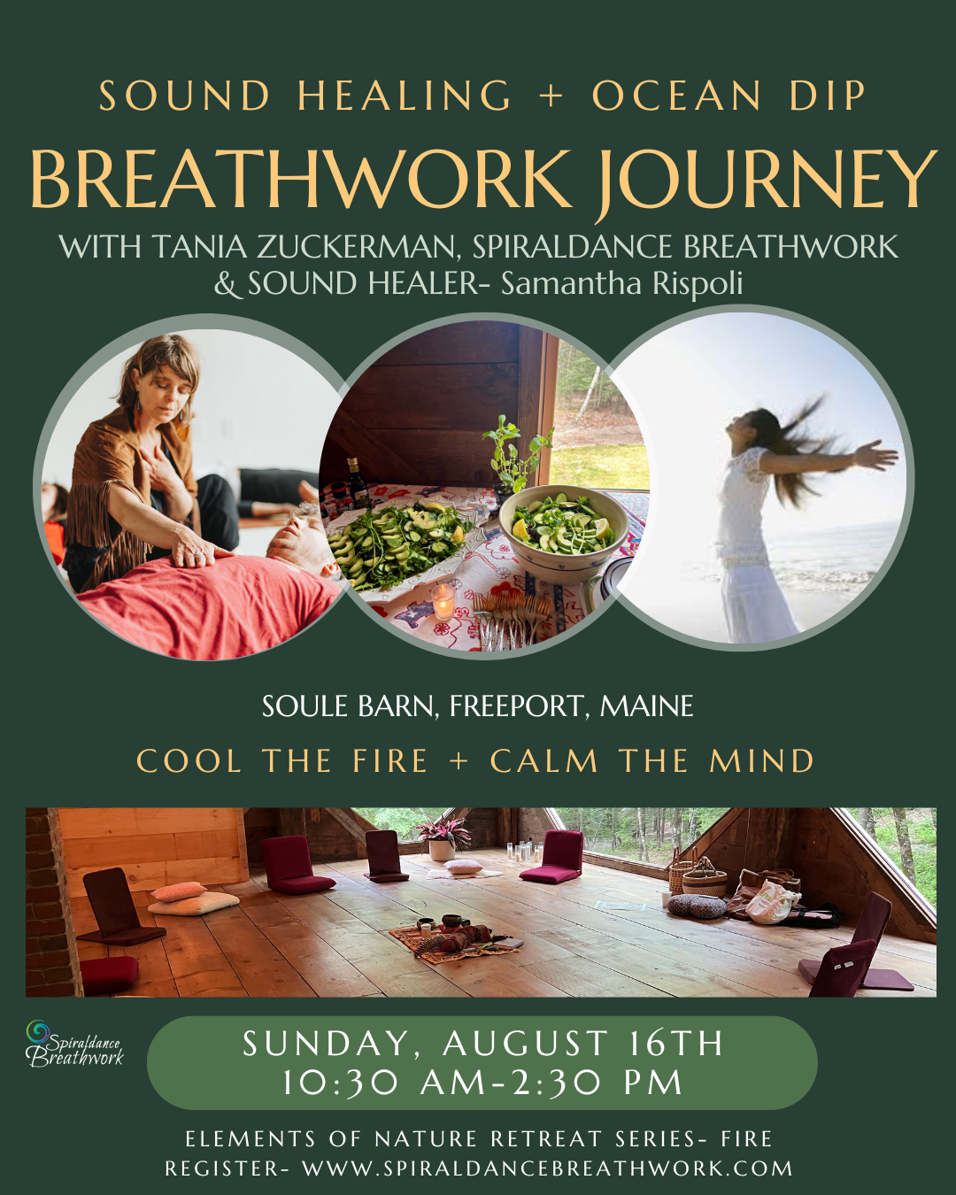 Cool the Fire + Calm the Mind- Breathwork &amp; Sound Healing Half-Day Retreat