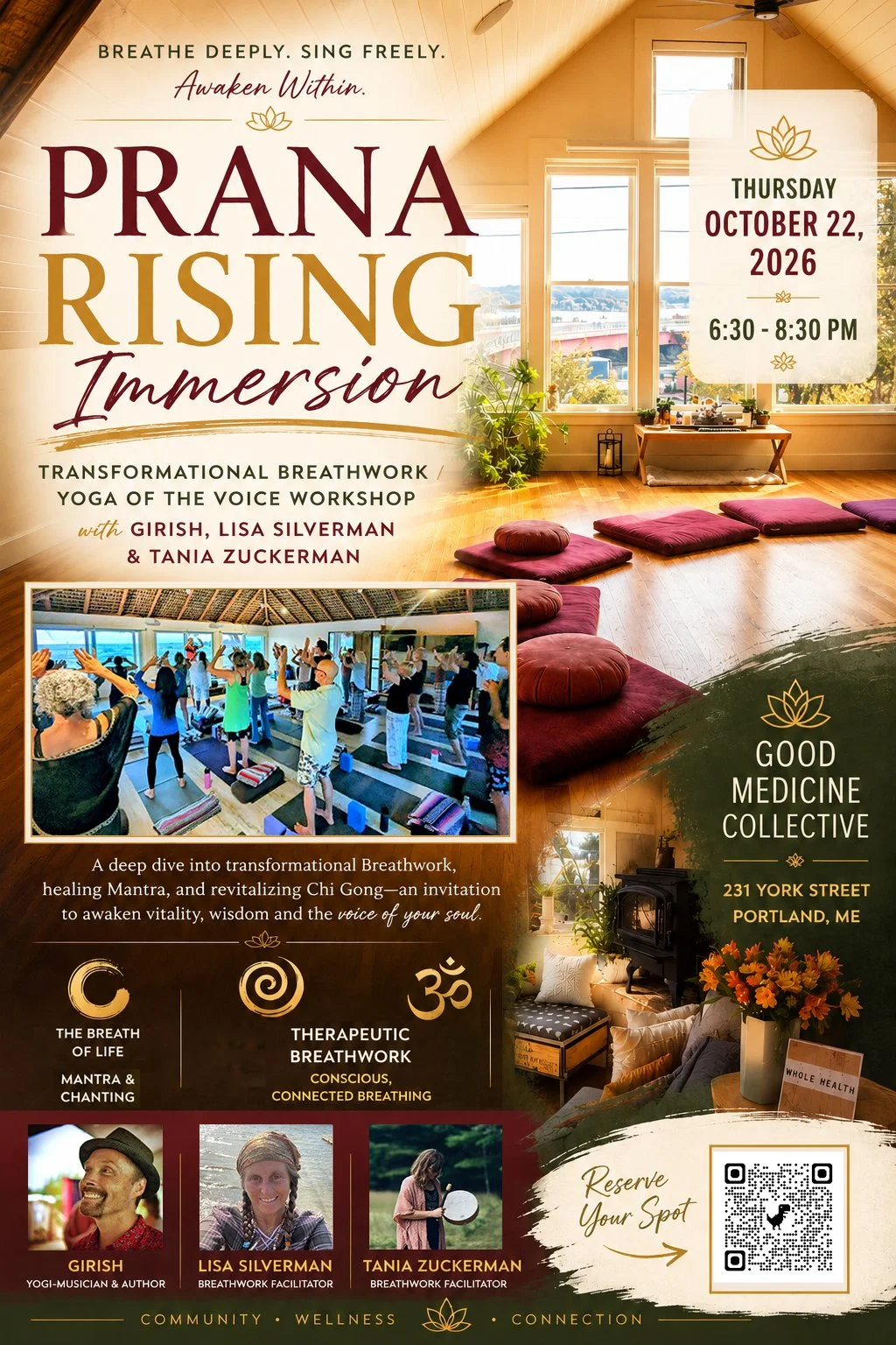Prana Rising Workshop- Transformational Breathwork &amp; Mantra with girish