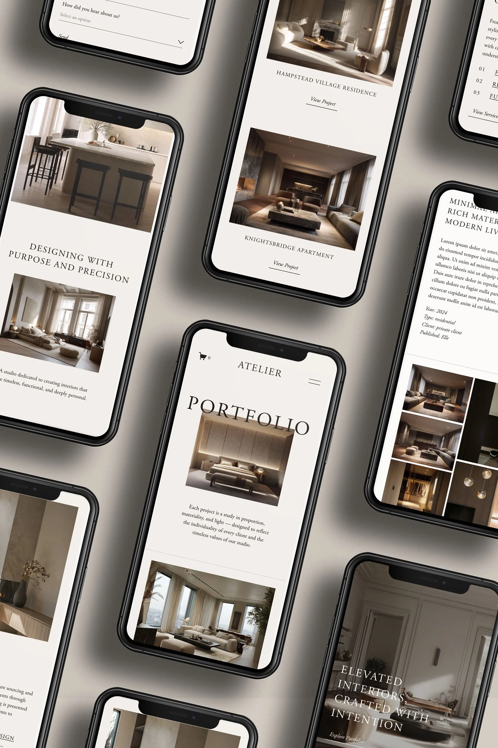 Squarespace portfolio template