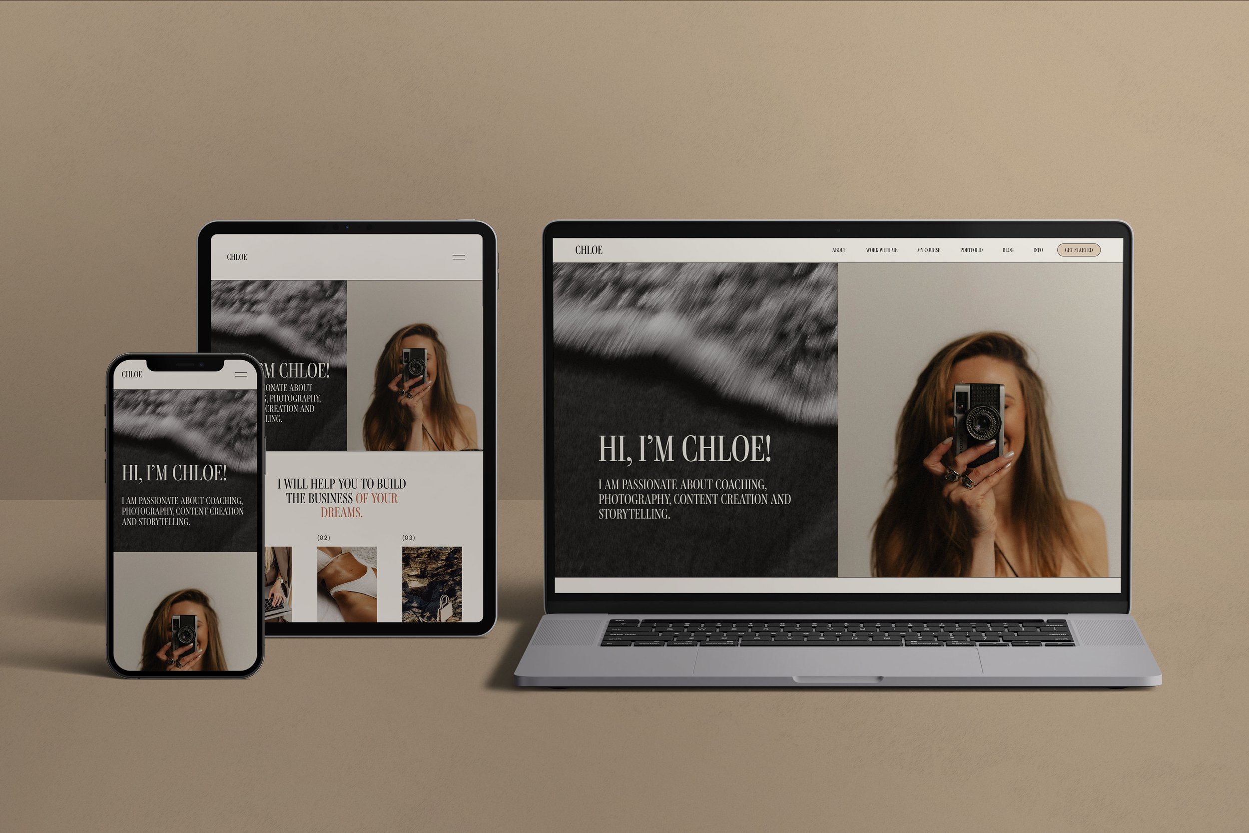 Custom Squarespace template