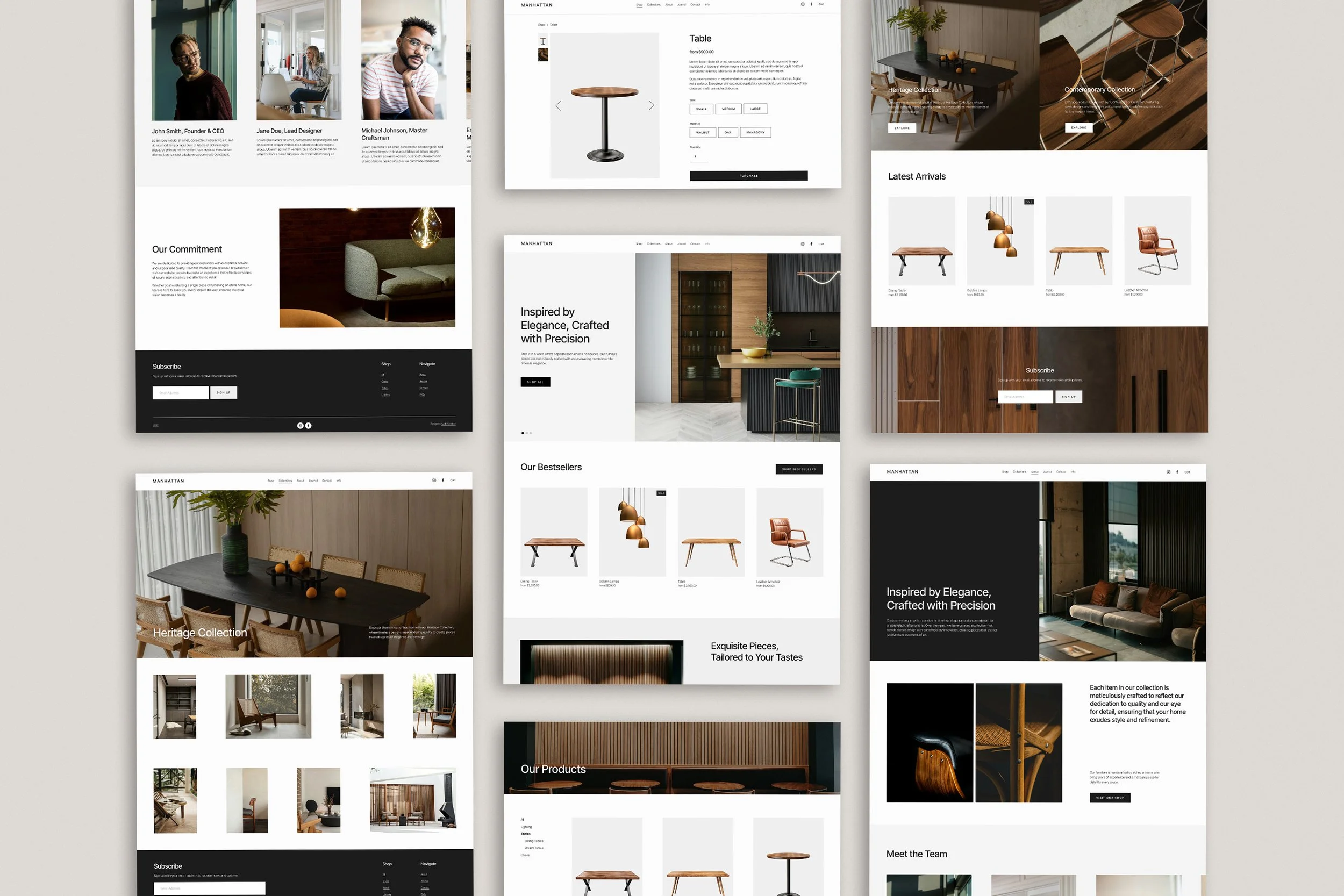 Semi-custom website design | Avelã Creative