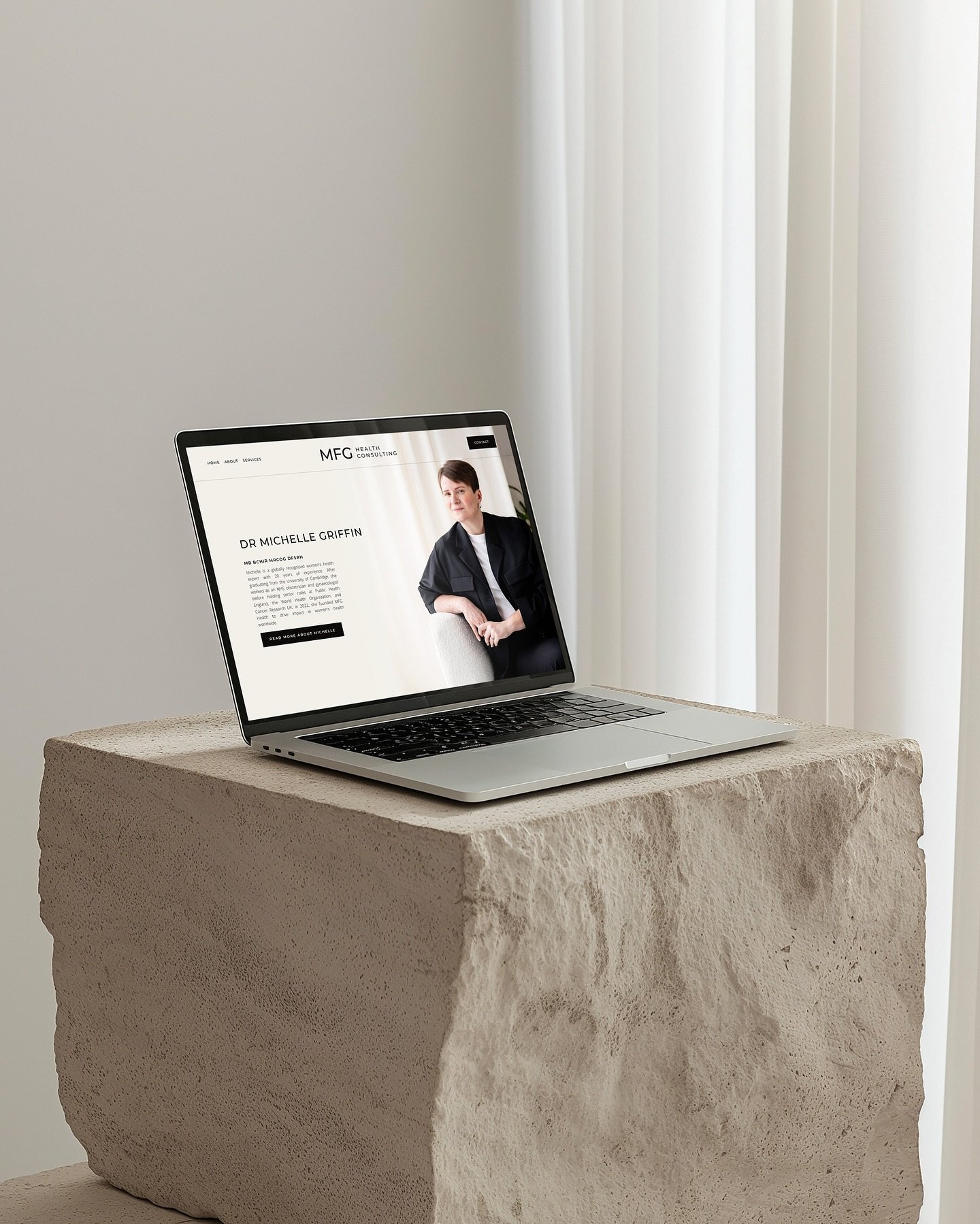 A strong brand identity doesn&rsquo;t end with a logo. It&rsquo;s the feeling people get when they land on your website, browse your materials, or join your training sessions.

For Dr. Michelle Griffin and MFG Health Consulting, we brought together b