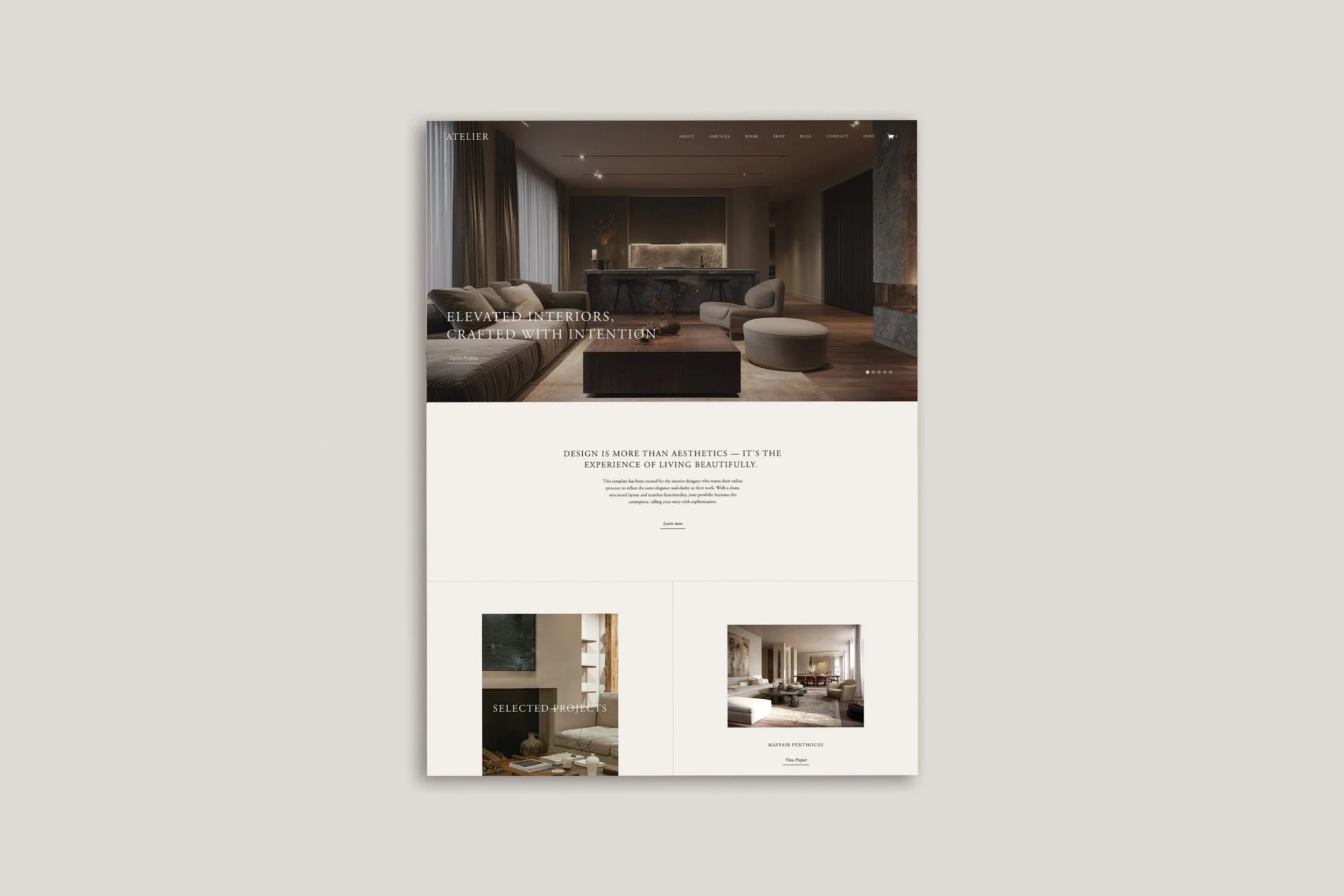 Custom website vs template | Avelã Creative