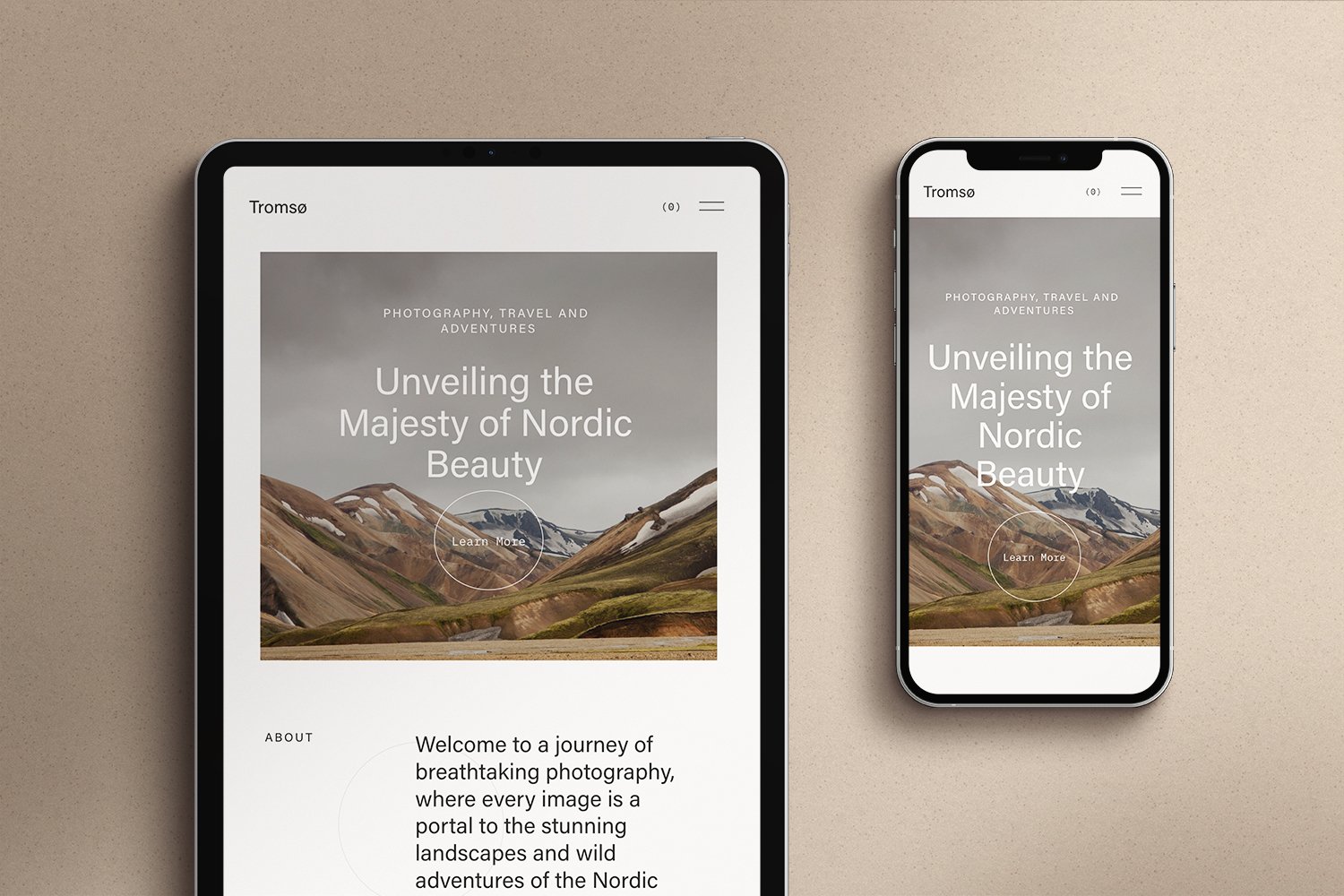 Squarespace template