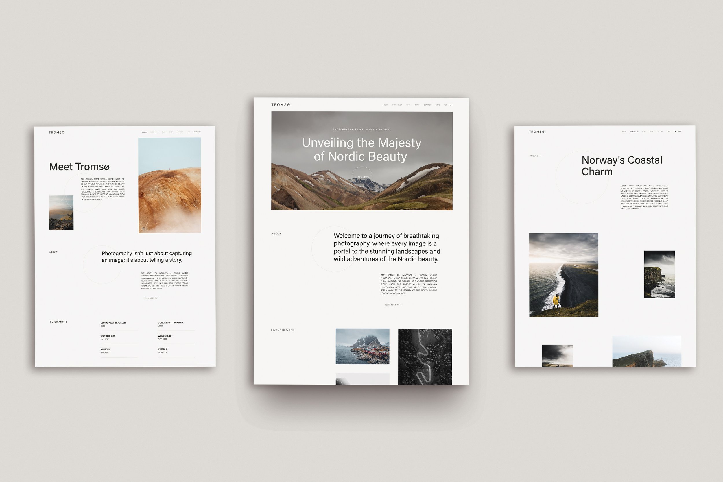 Custom Squarespace template