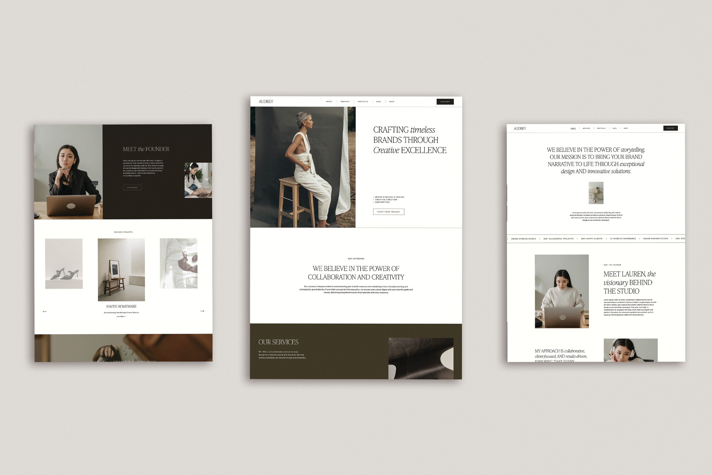 Photographer Website design