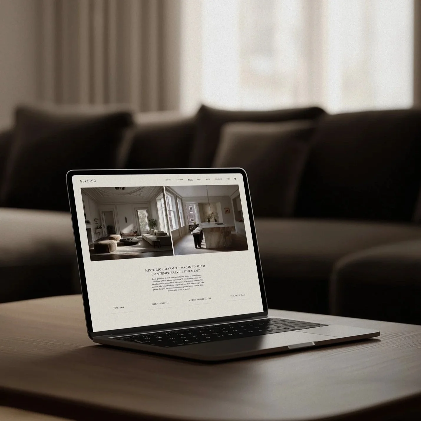 One Template, Four Ways: Exploring the Atelier Squarespace Template