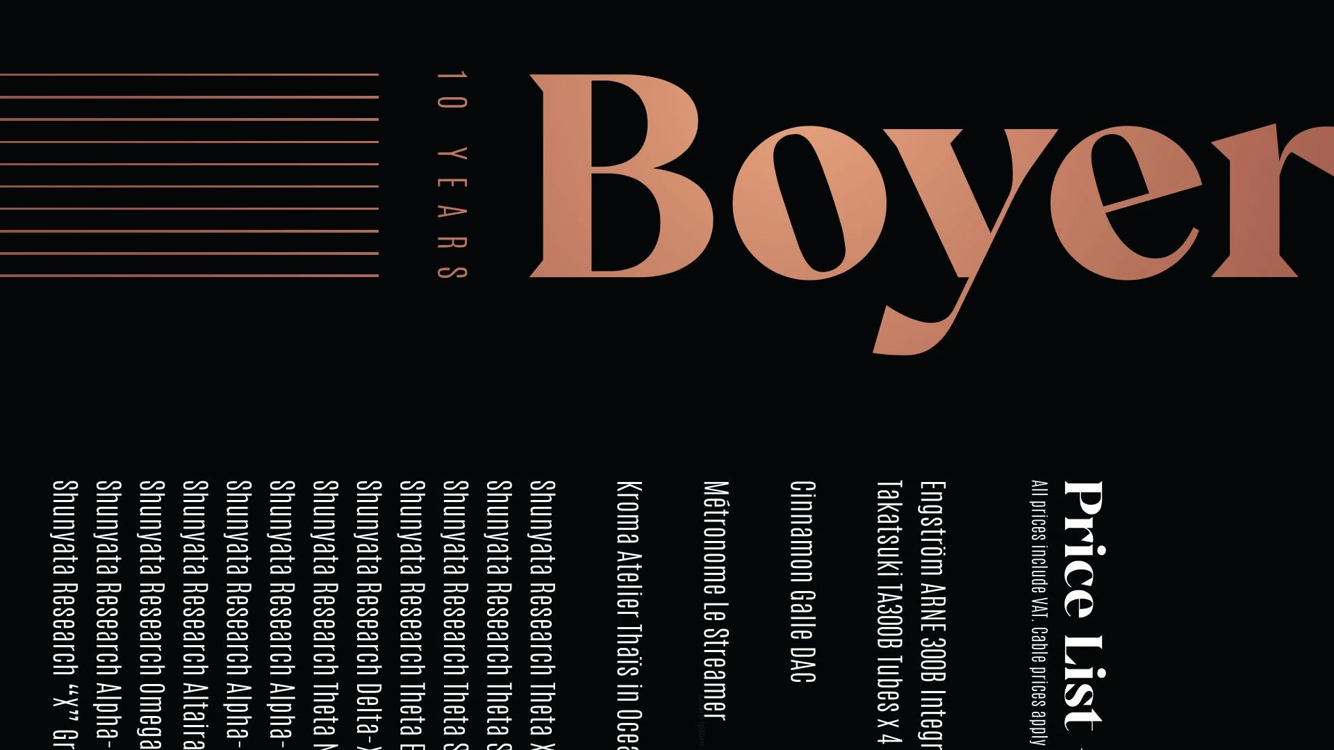 Full Equipment Lists - Audio Show Deluxe 2026