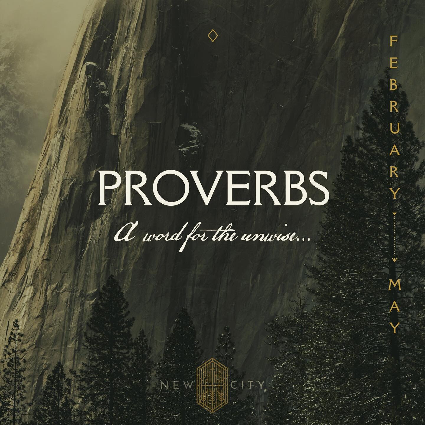 We&rsquo;re starting a new series in Proverbs this Sunday. If you&rsquo;re looking for a home Church, you&rsquo;re welcome to explore, engage and embody the Gospel of Jesus with us. More at www.newcitypres.org