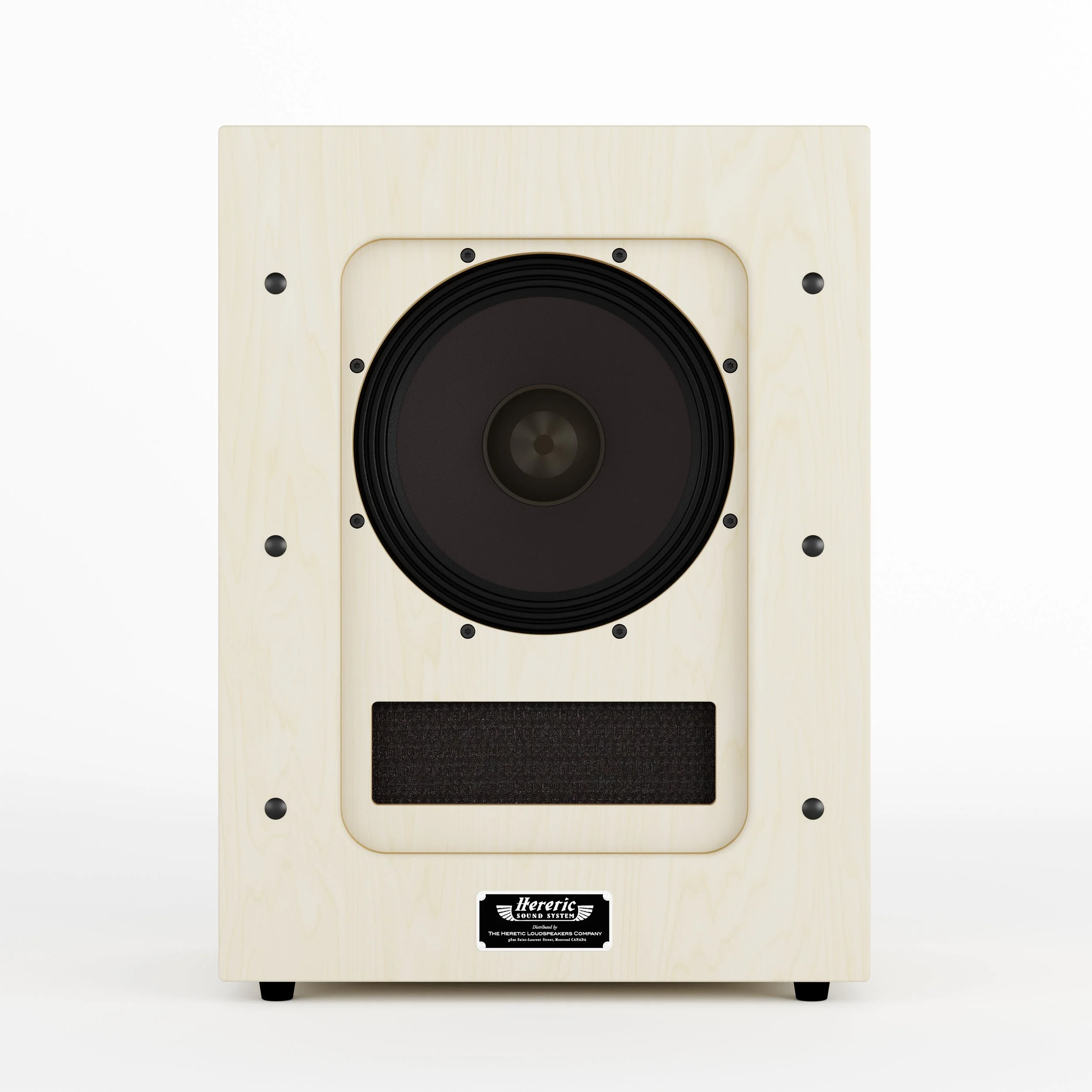 Heretic AD614, white washed, 100% vegan linseed oil and beeswax finish with vent Mellotone grill