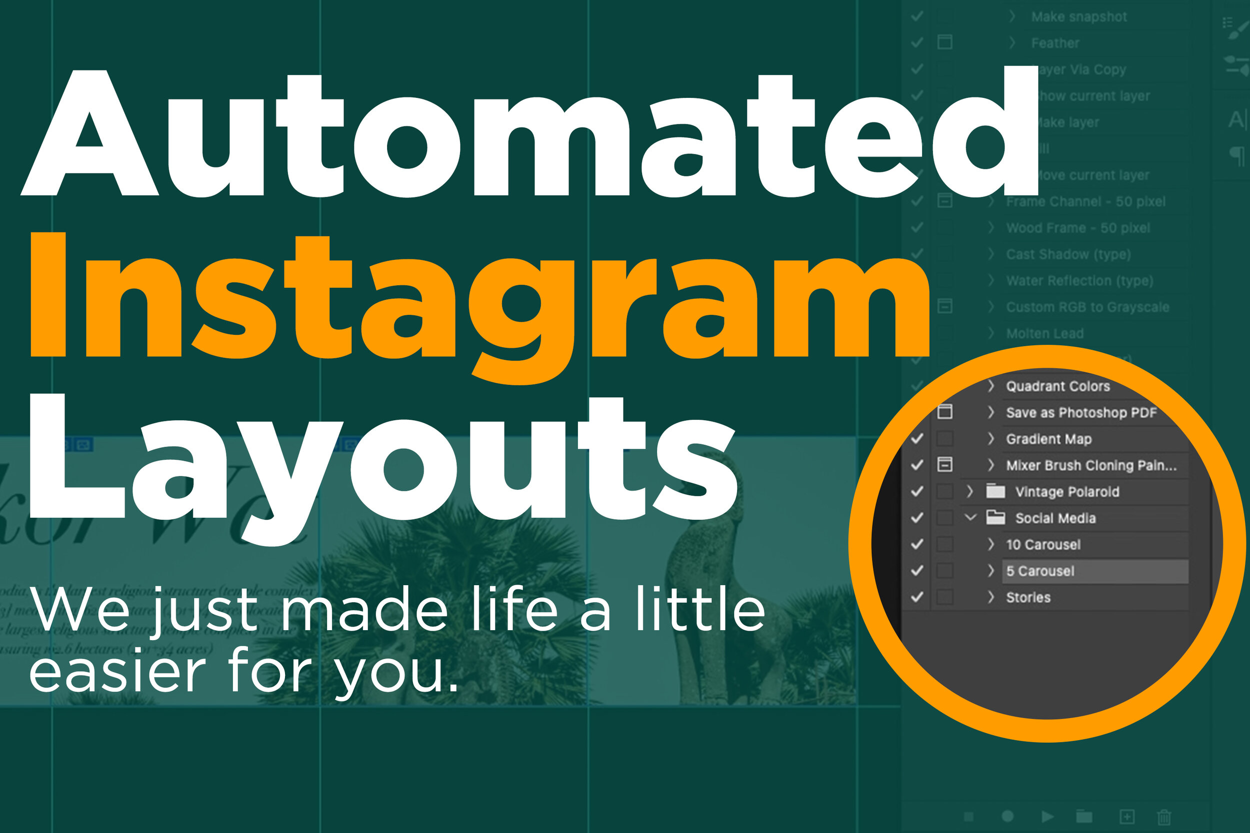 Automated Instagram Carousel Layout