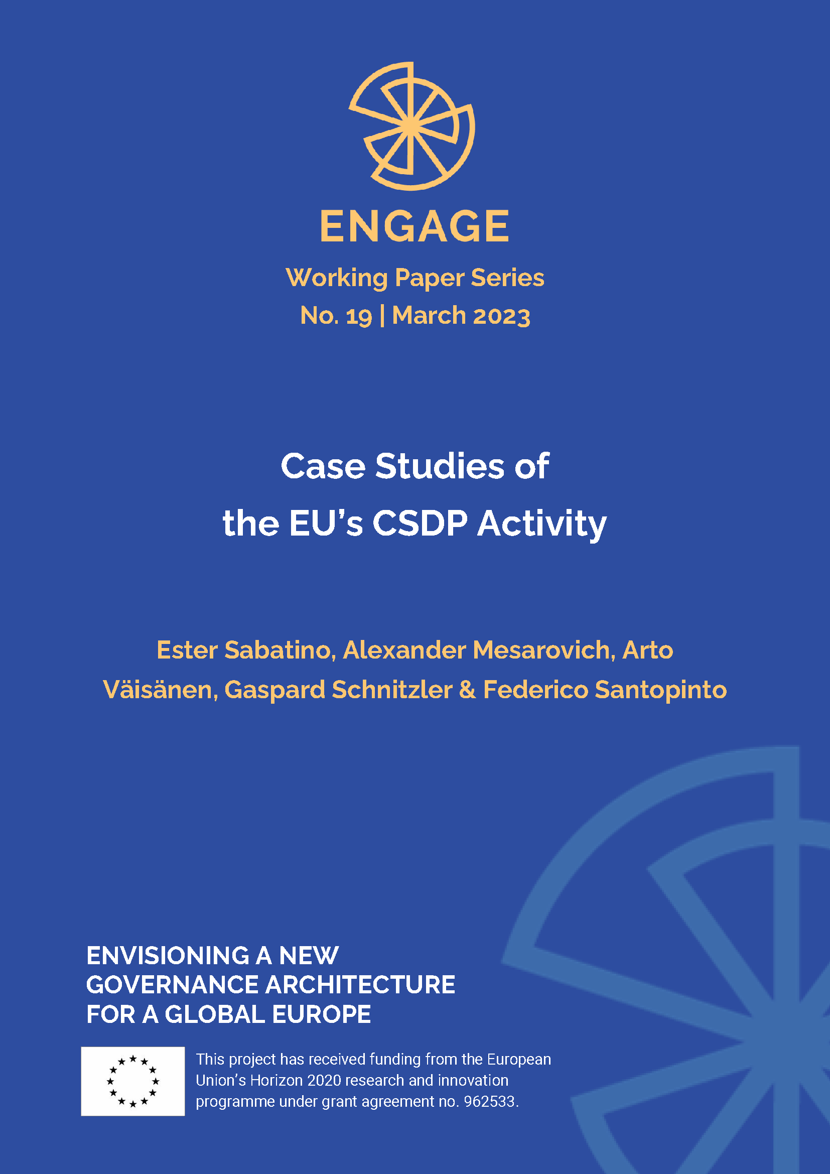 Case Studies of the EU’s CSDP Activity — ENGAGE