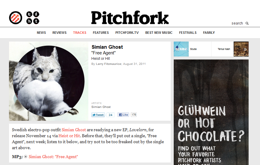 Simian Ghost - Pitchfork