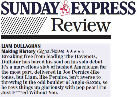 Liam Dullaghan - Daily Express review